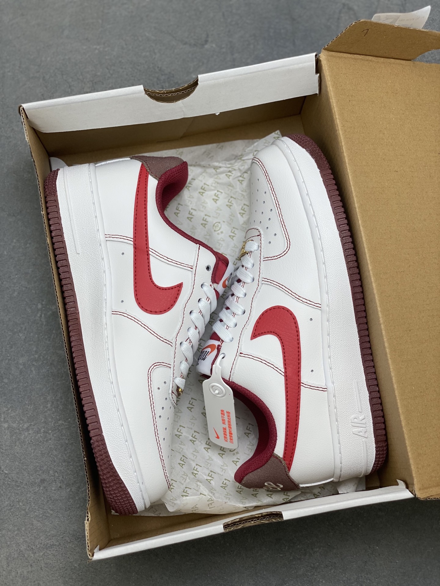 Nike Air Force 1 Low White Red DA8478-101 - Limited Edition Sneakers 10 i1757866391955 2568 0 8