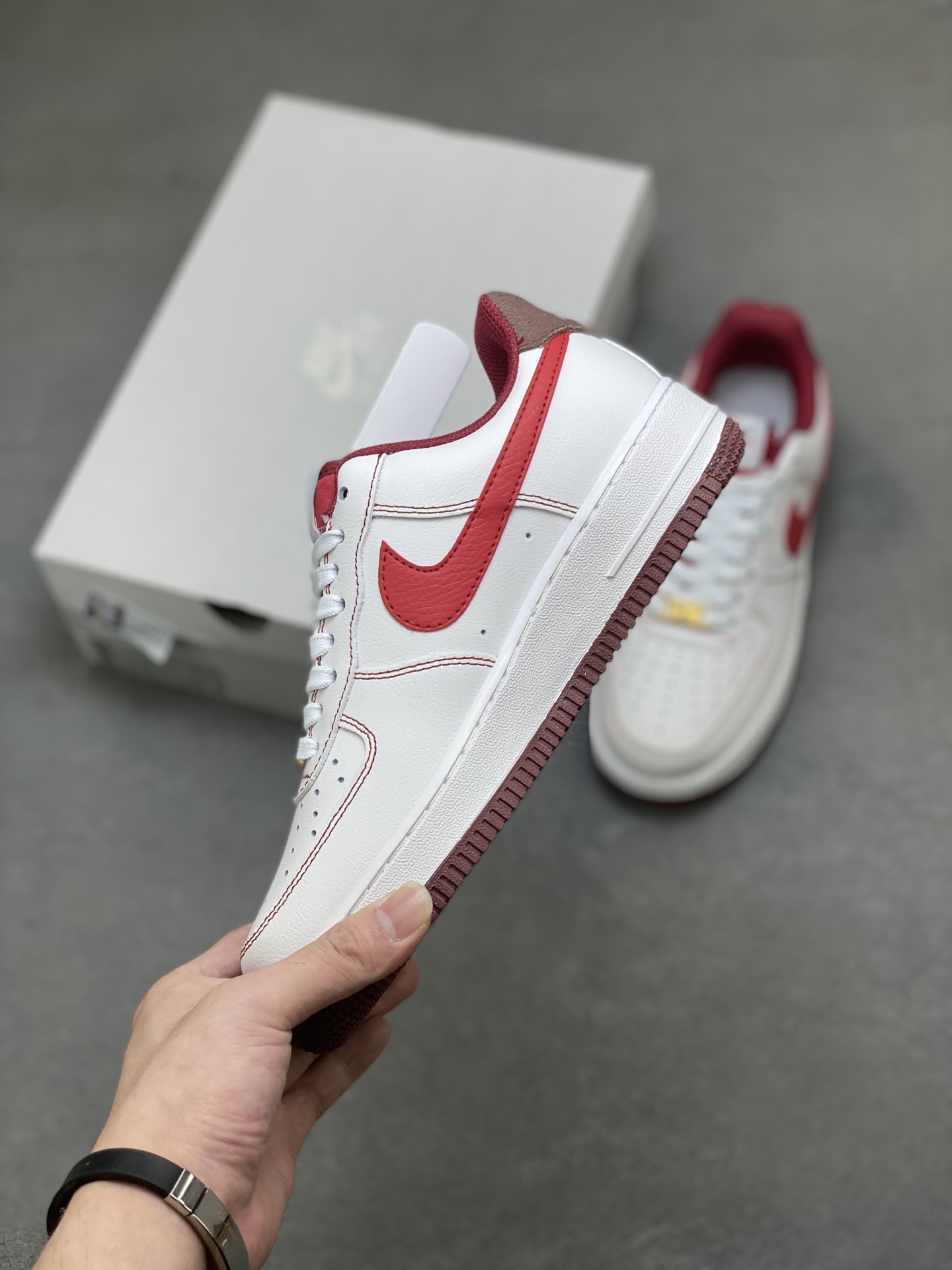 Nike Air Force 1 Low White Red DA8478-101 - Limited Edition Sneakers 4 i1757866391998 7290 0 2