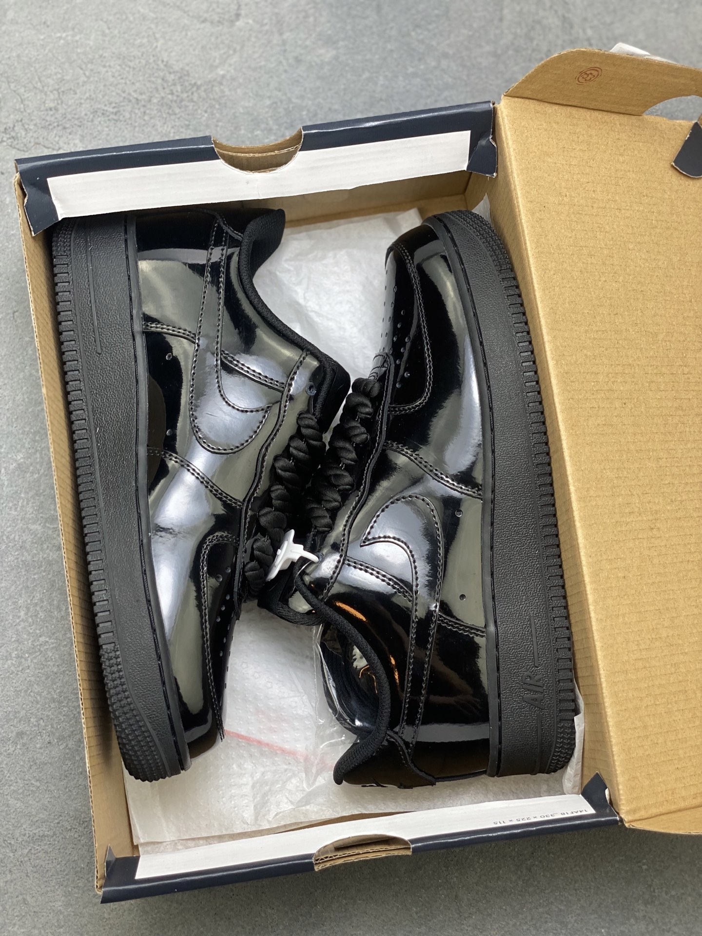 Nike Air Force 1 '07 Low Black Patent Leather Sneakers, US Men Size Available 10 i1757953242365 8224 0 8