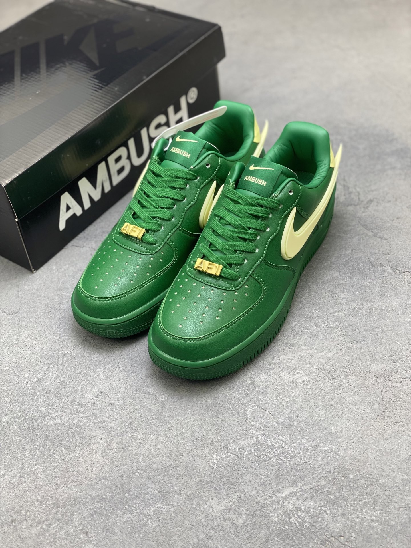 Nike Air Force 1 Low Green & Cream Sneakers DV3464-004 - Authentic Design 9 i1757953963788 217 0 7