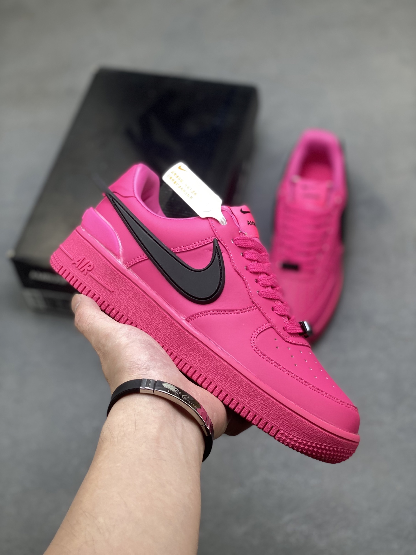 Nike Air Force 1 Low Pink and Black Women's Shoes Size 36-45 2 i1757954103681 1894 0 0