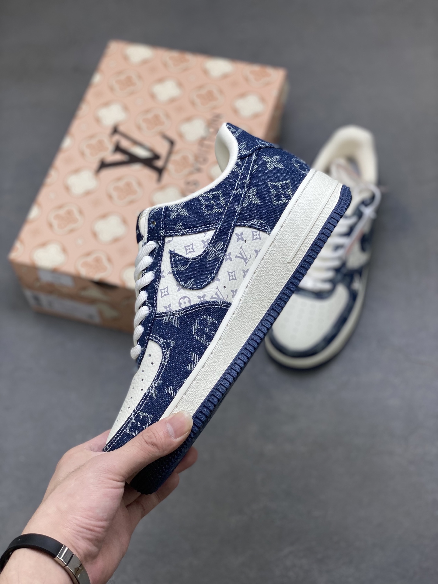 Nike Air Force 1 '07 Low Louis Vuitton Custom Sneakers - Limited Edition 4 i1758038769943 3511 0 2