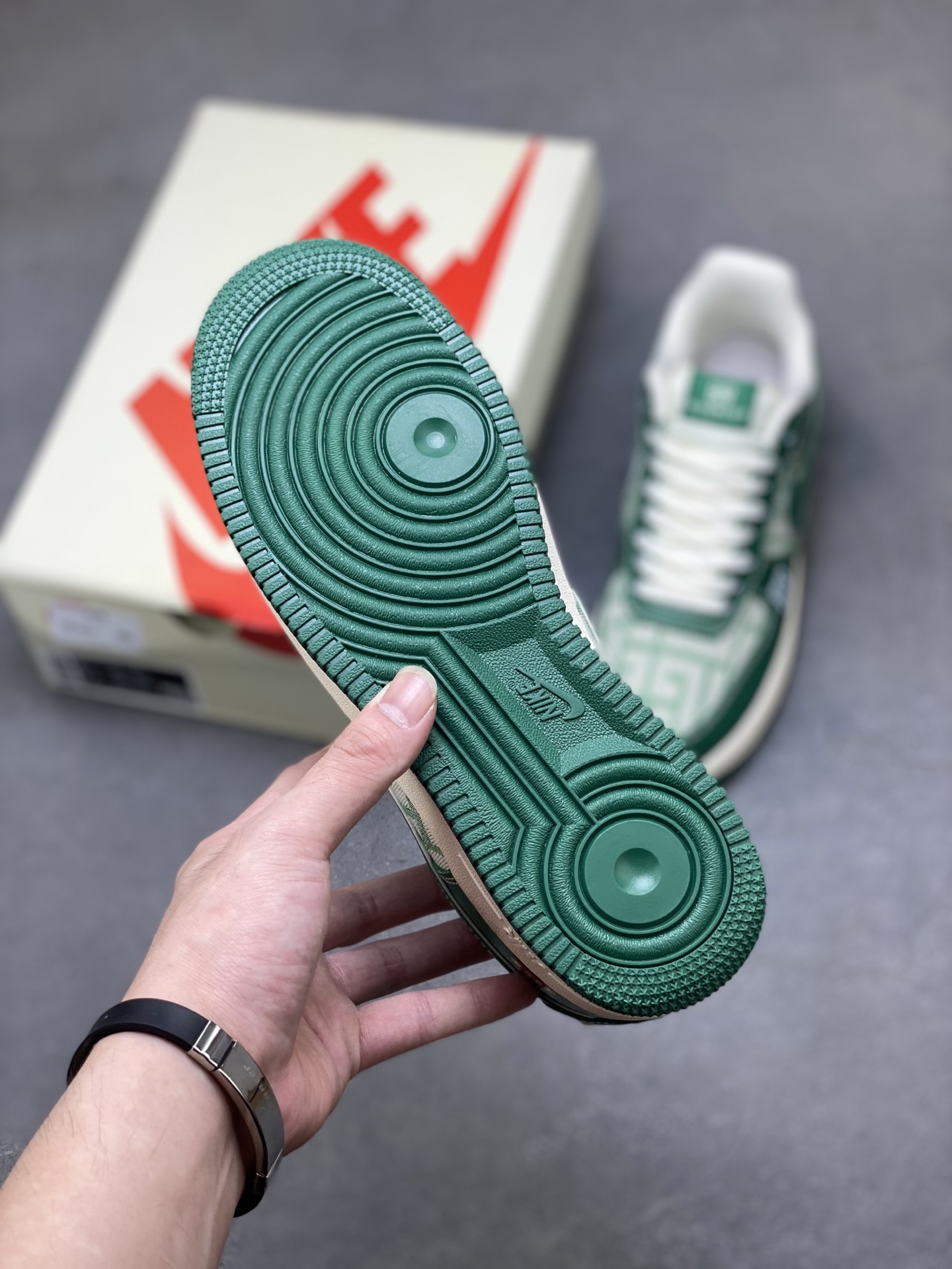 Nike Air Force 1 '07 Low Green Givenchy Custom Sneakers - Limited Edition 7 i1758039041268 4583 0 5