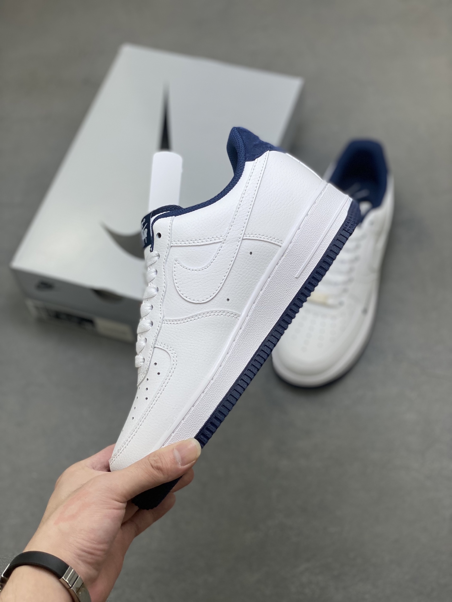 Nike Air Force 1 '07 Low White/Midnight Navy Men's Shoe ZH0316-119 4 i1758126133433 1291 0 2