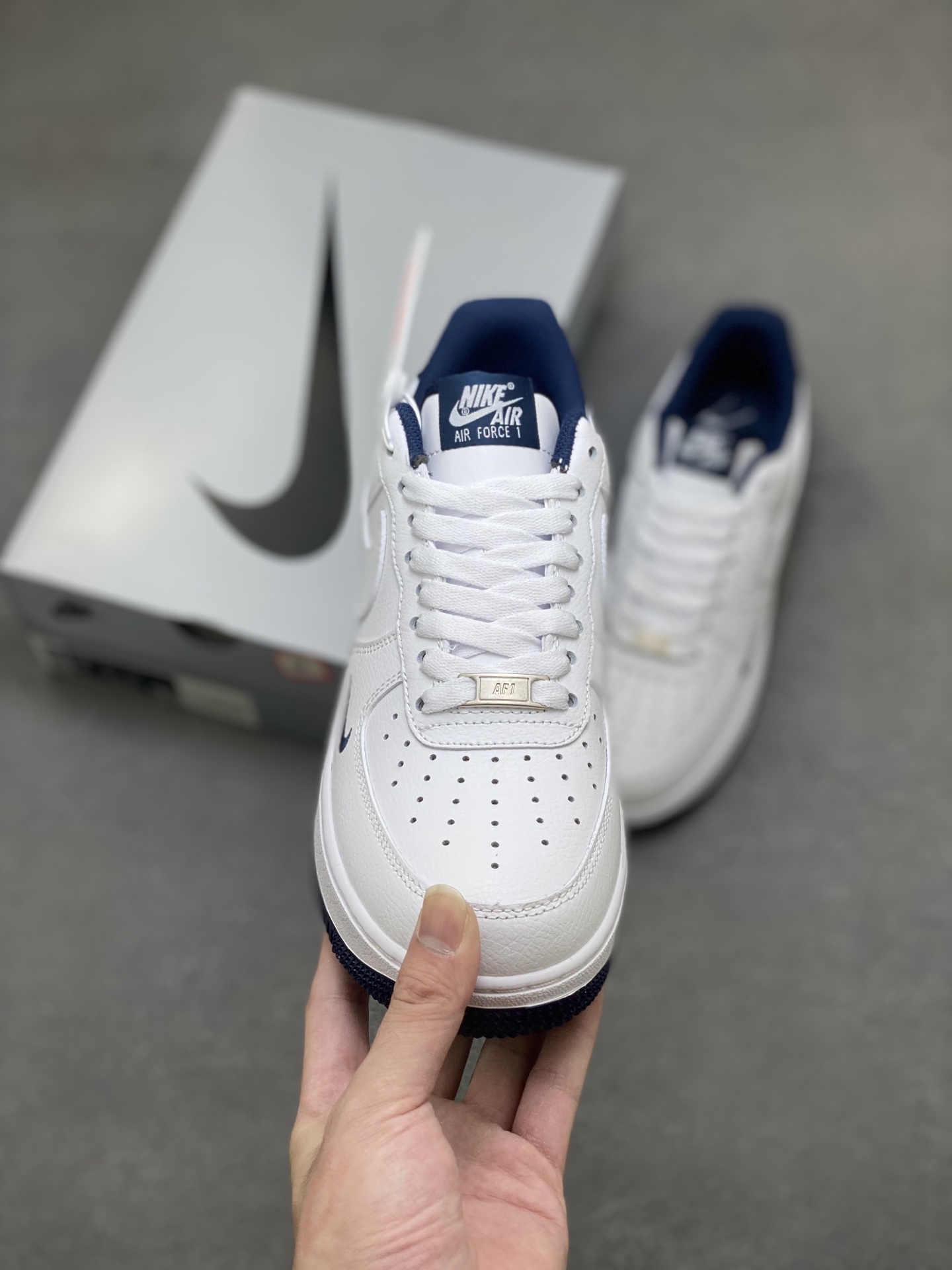 Nike Air Force 1 '07 Low White/Midnight Navy Men's Shoe ZH0316-119 3 i1758126133448 5688 0 1