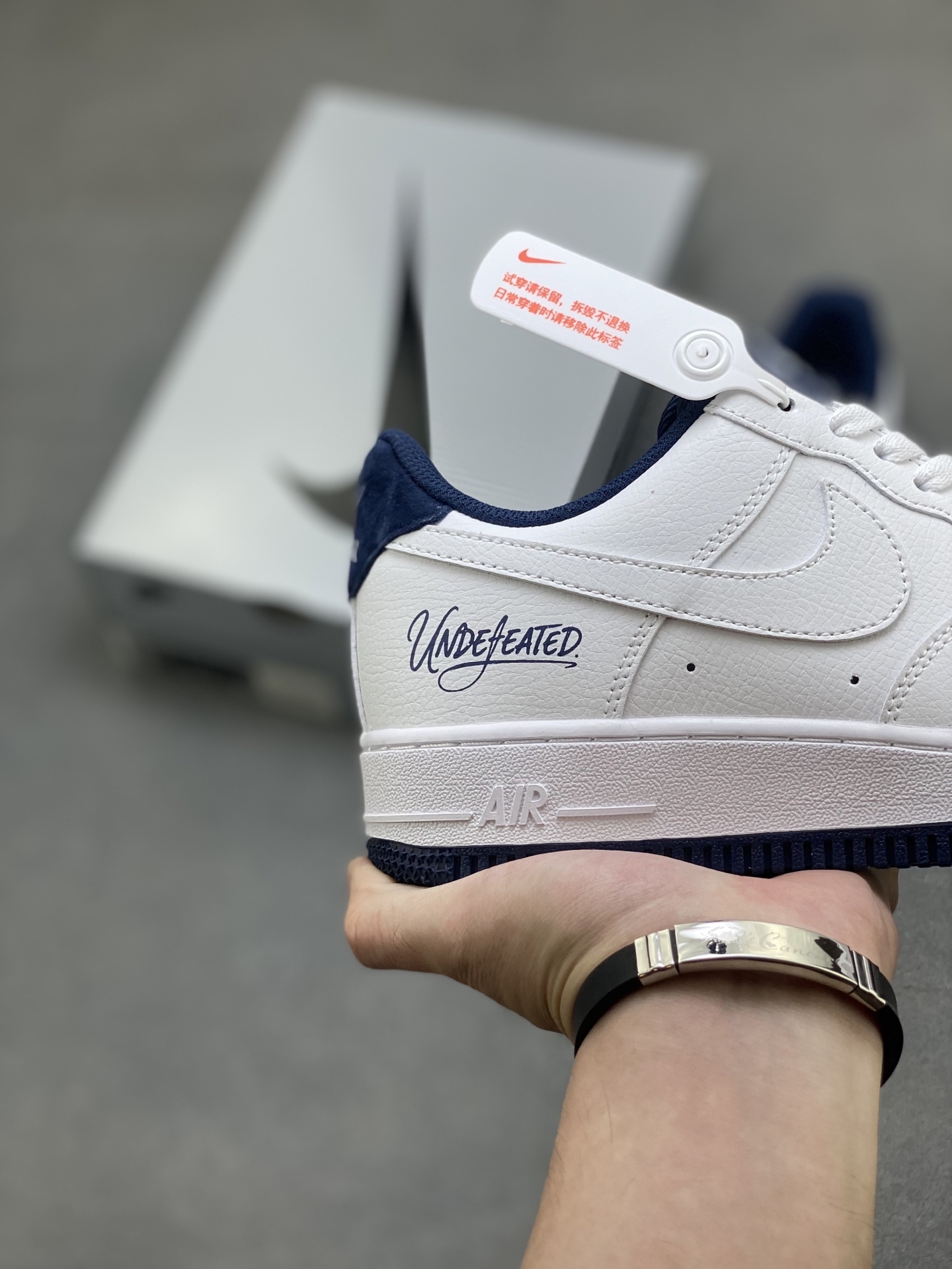 Nike Air Force 1 '07 Low White/Midnight Navy Men's Shoe ZH0316-119 6 i1758126133469 7906 0 4