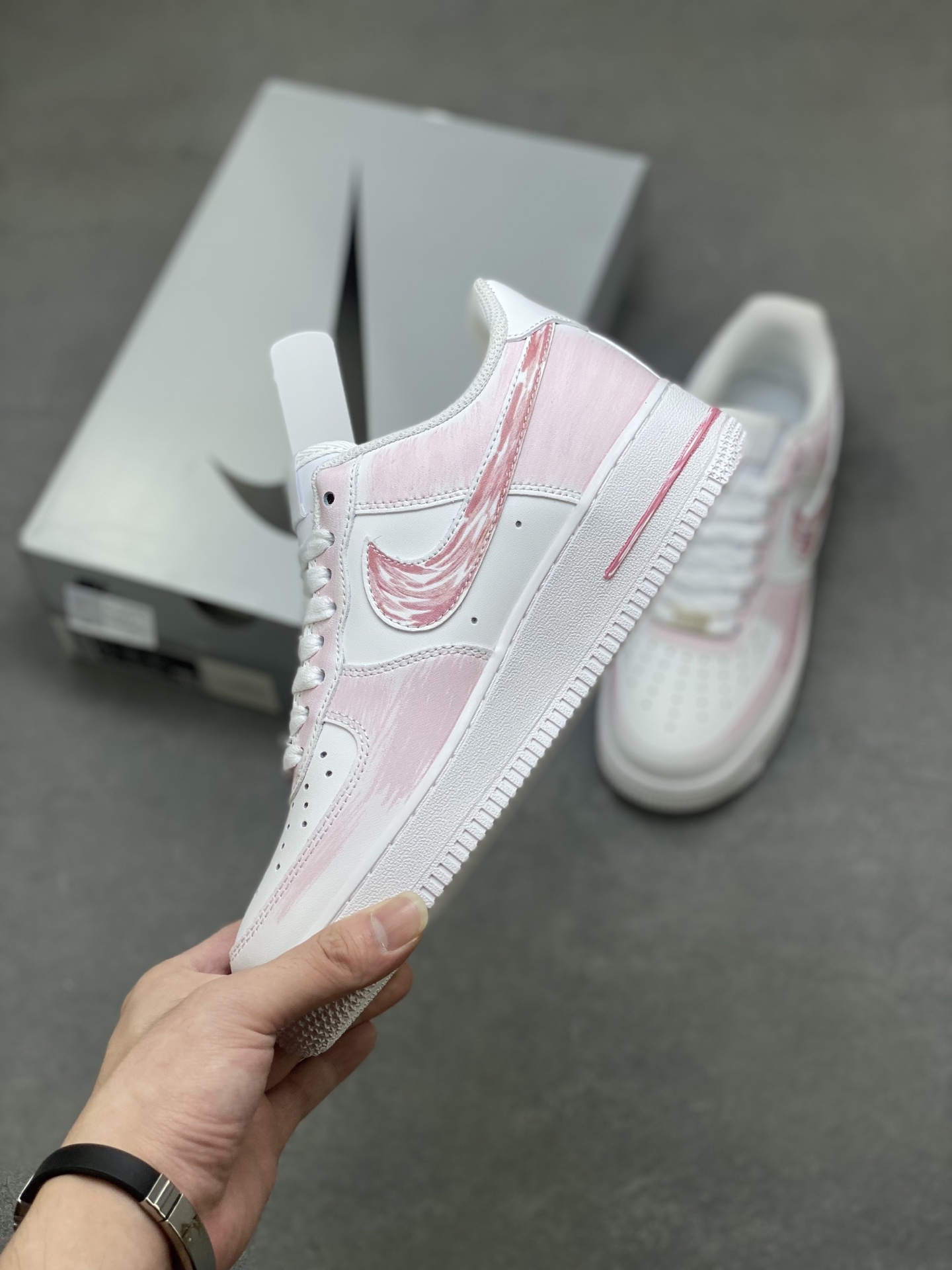 Nike Air Force 1 '07 Low White/Pink Custom Limited Edition Sneakers 4 i1758126320688 7094 0 2