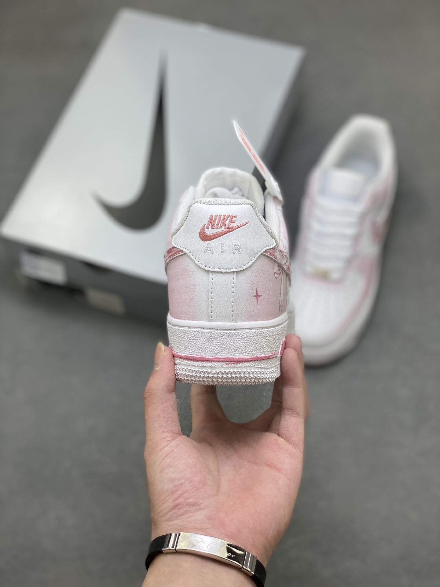 Nike Air Force 1 '07 Low White/Pink Custom Limited Edition Sneakers 5 i1758126320714 2528 0 3