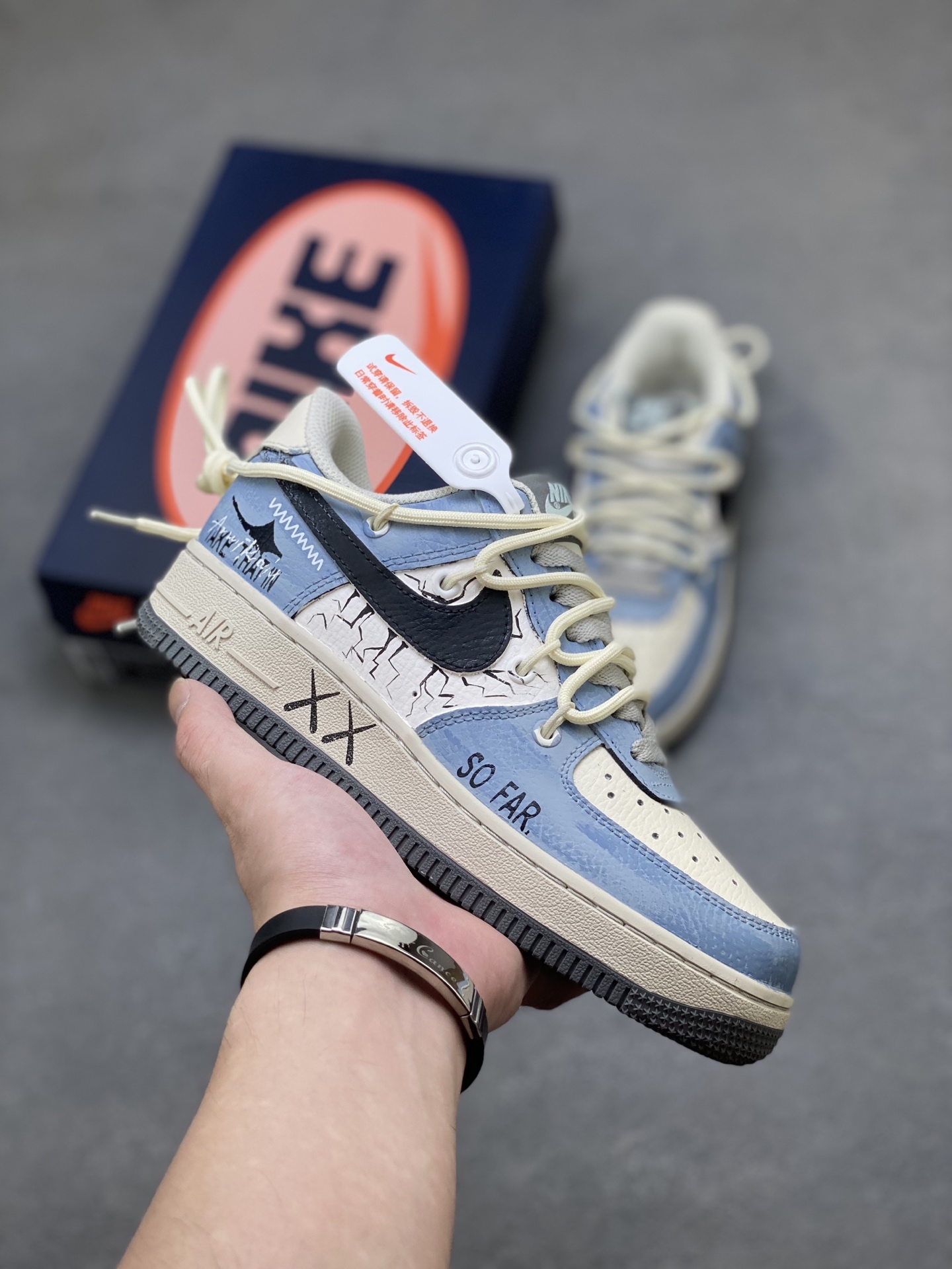 Nike Air Force 1 '07 Low Blue/White Casual Shoes - Limited Edition 2 i1758126482127 4009 0 0