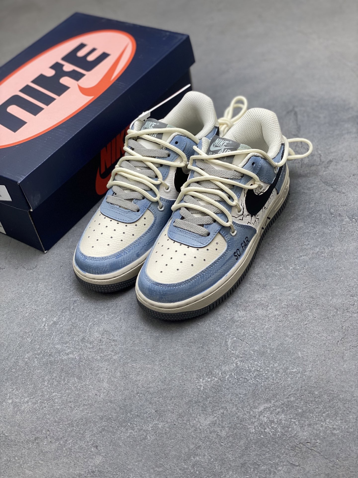 Nike Air Force 1 '07 Low Blue/White Casual Shoes - Limited Edition 9 i1758126482221 5318 0 7