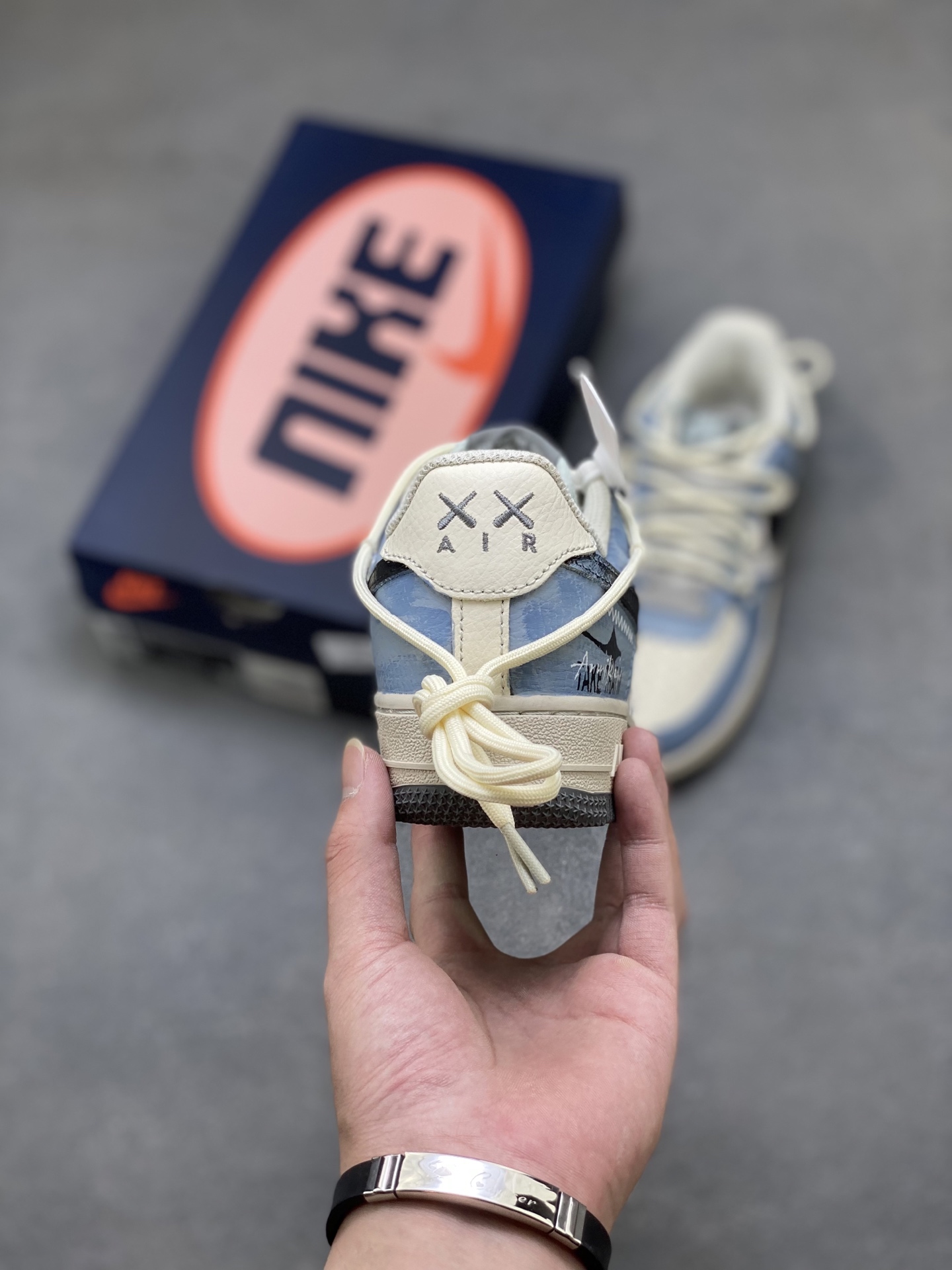Nike Air Force 1 '07 Low Blue/White Casual Shoes - Limited Edition 5 i1758126482231 1675 0 3