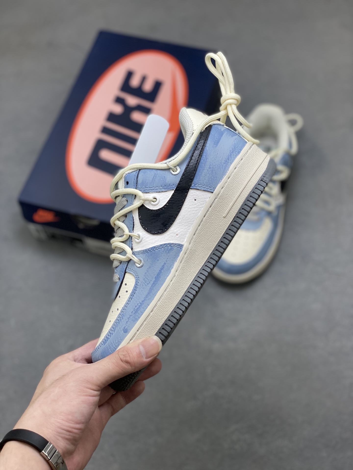 Nike Air Force 1 '07 Low Blue/White Casual Shoes - Limited Edition 4 i1758126484278 6713 0 2