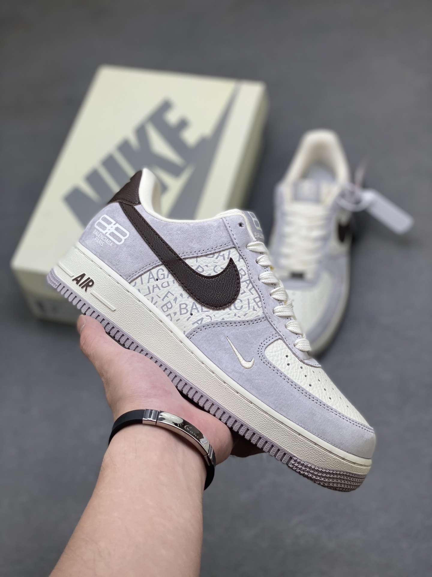 Nike Air Force 1 '07 Low Grey/Brown Limited Edition Sneakers - Size 36-45 2 i1758126528834 2079 0 0