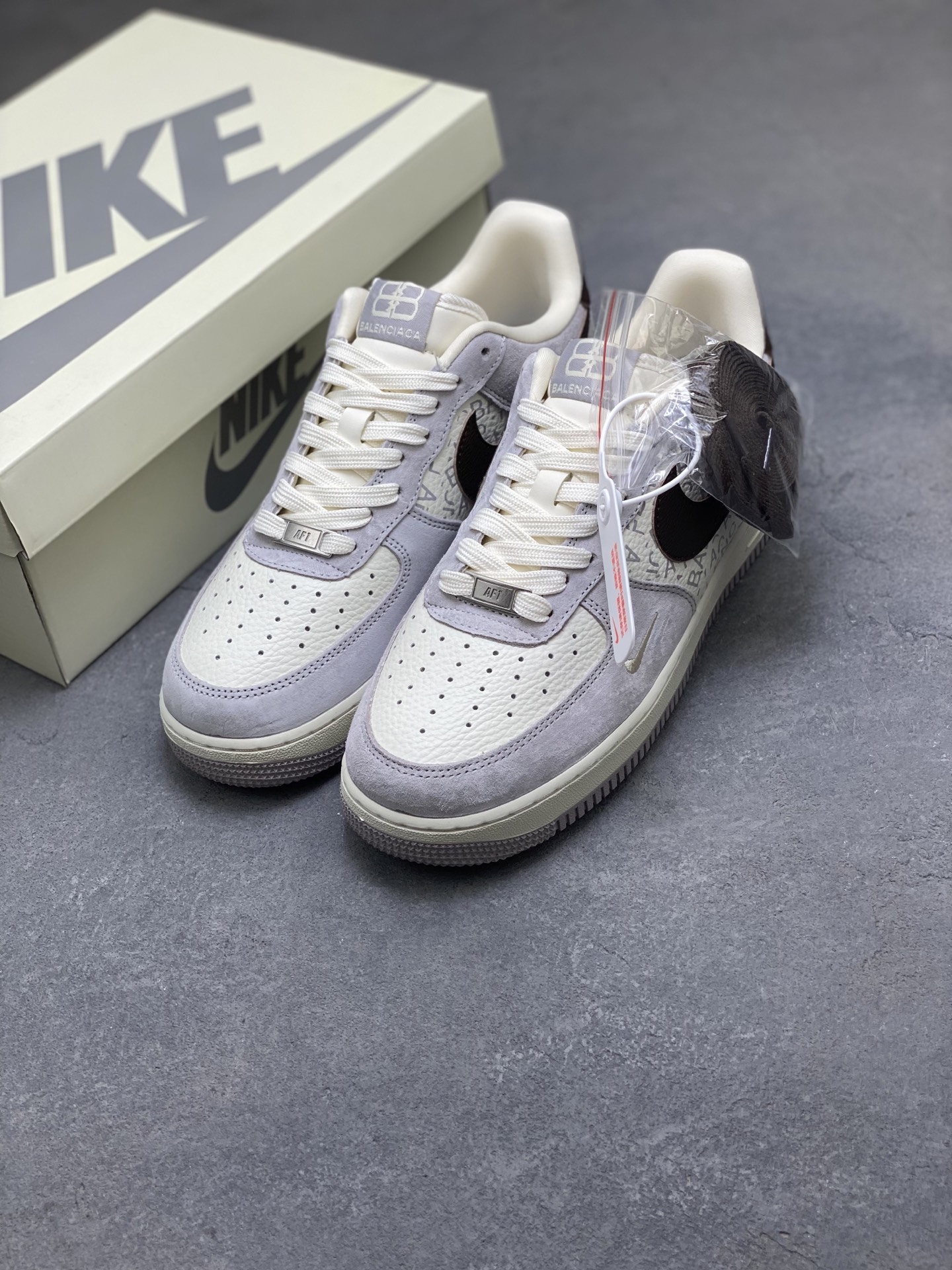 Nike Air Force 1 '07 Low Grey/Brown Limited Edition Sneakers - Size 36-45 9 i1758126530765 7151 0 7