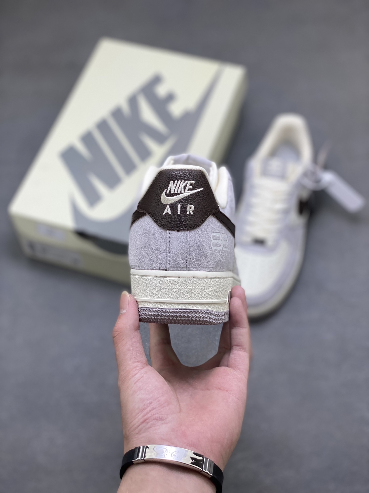 Nike Air Force 1 '07 Low Grey/Brown Limited Edition Sneakers - Size 36-45 5 i1758126530799 3550 0 3