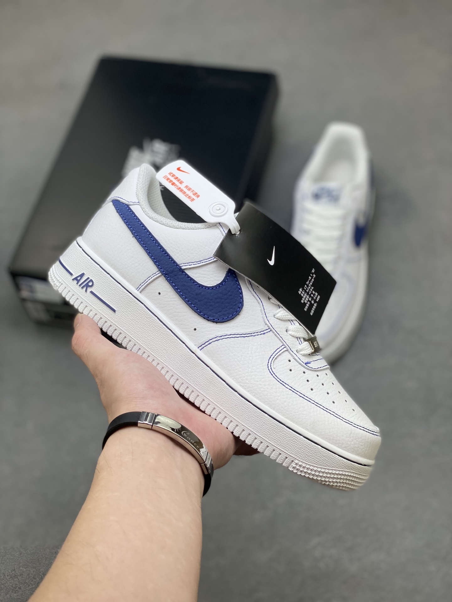 Nike Air Force 1 Low White Blue Stitching - Iconic Style, Lasting Comfort 2 i1758126638735 1256 0 0