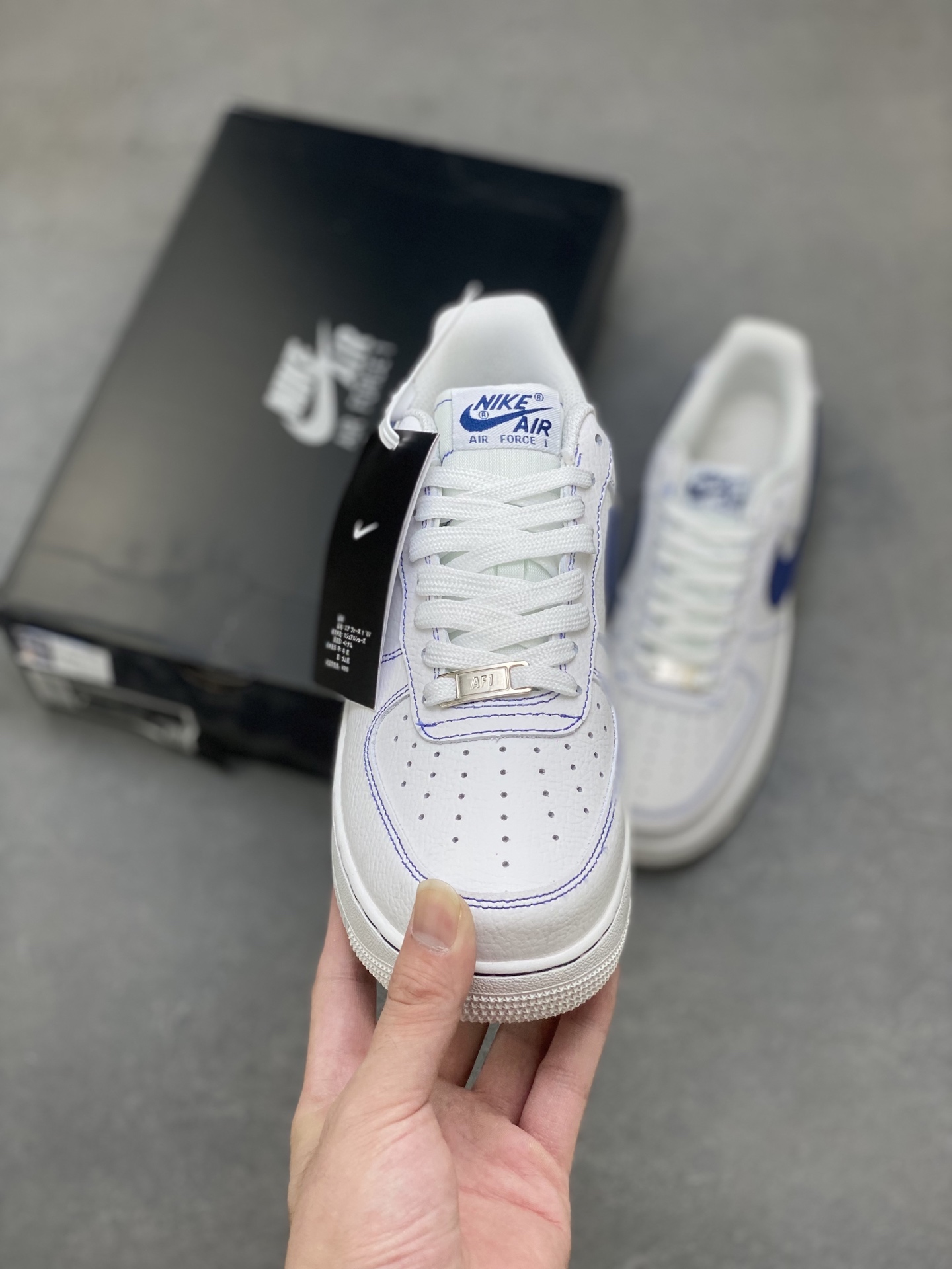 Nike Air Force 1 Low White Blue Stitching - Iconic Style, Lasting Comfort 3 i1758126640895 2622 0 1
