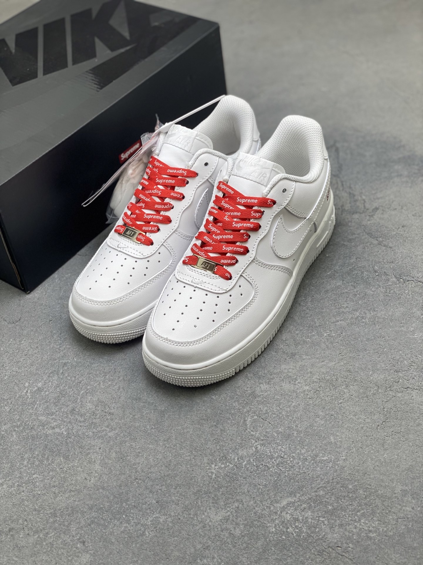 Nike Air Force 1 Low Supreme White CU9225-100 Men's Sneakers 9 i1758126816444 616 0 7