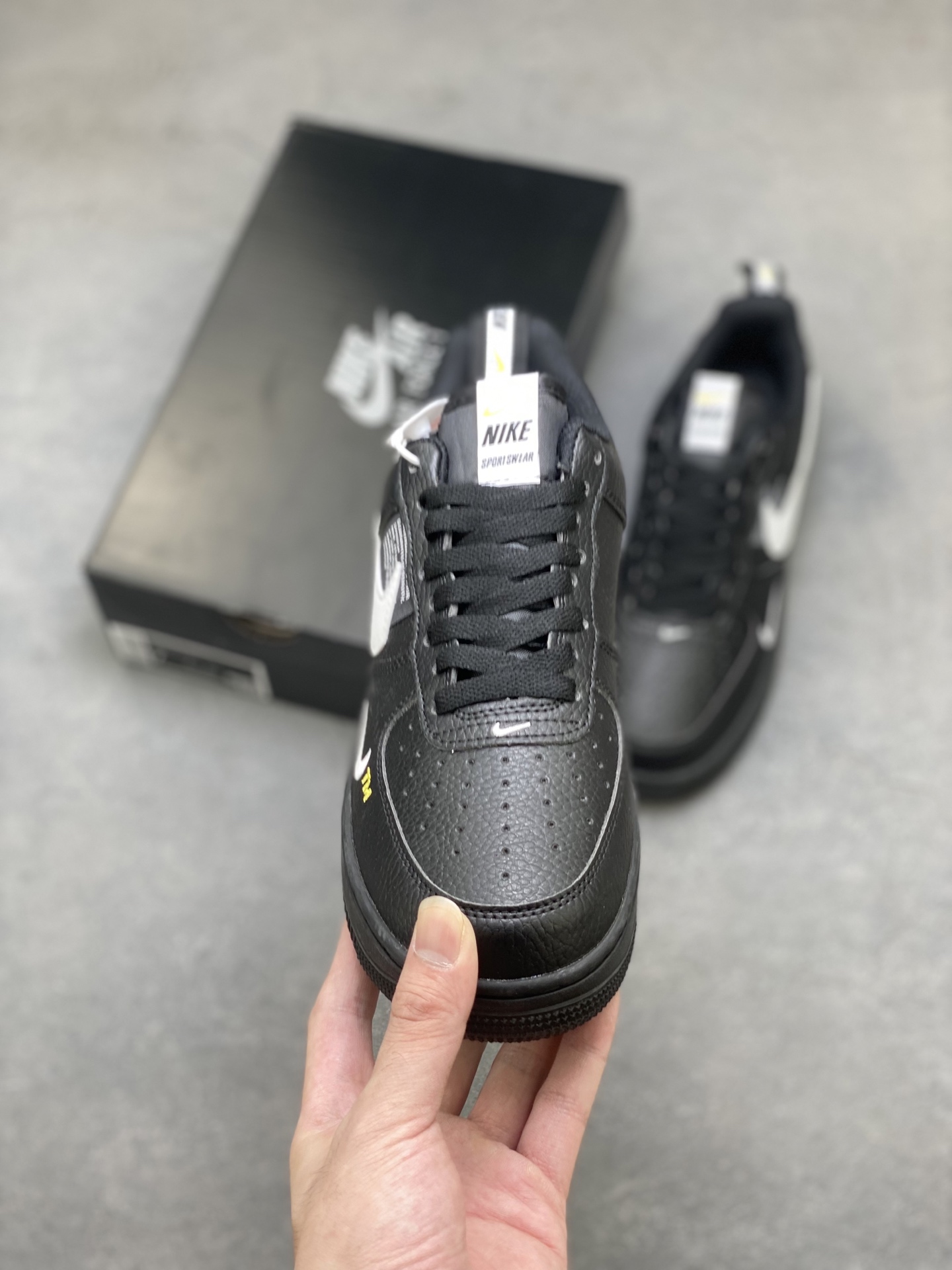 Nike Air Force 1 Low Black and White Classic Sneakers - Available Now! 3 i1758126907686 8874 0 1