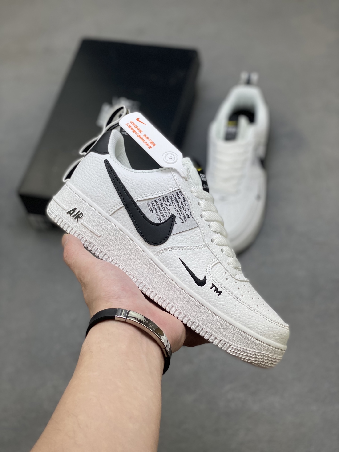 Nike Air Force 1 Low White Black Casual Shoes Sneakers 2 i1758126974989 2820 0 0