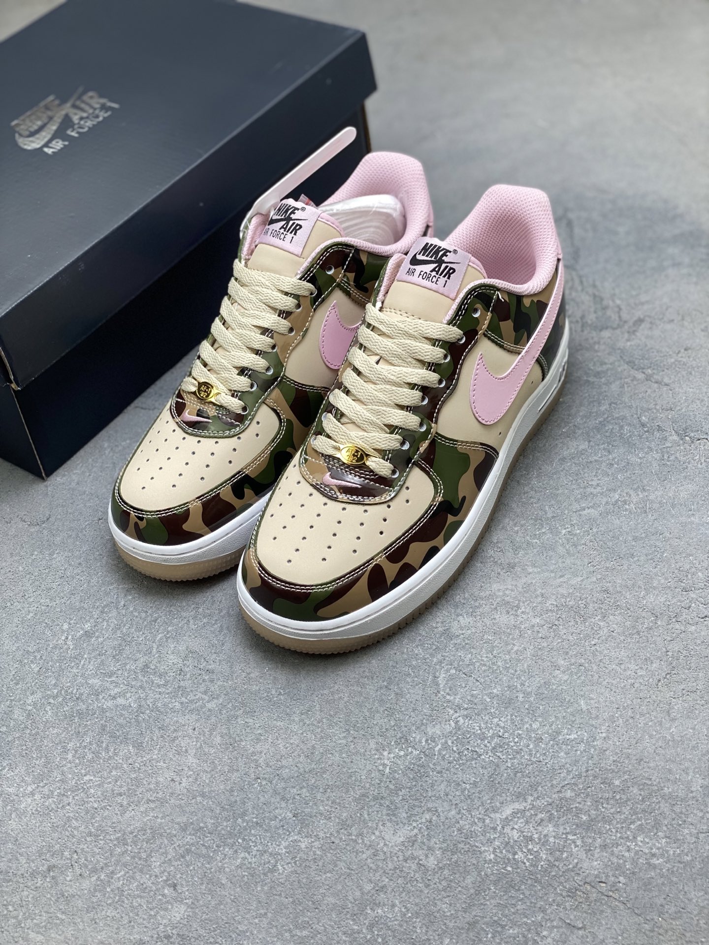 Nike Air Force 1 '07 Low Camo Pink Athletic Shoes HQ1976-200 Limited Edition 9 i1758211743095 432 0 7