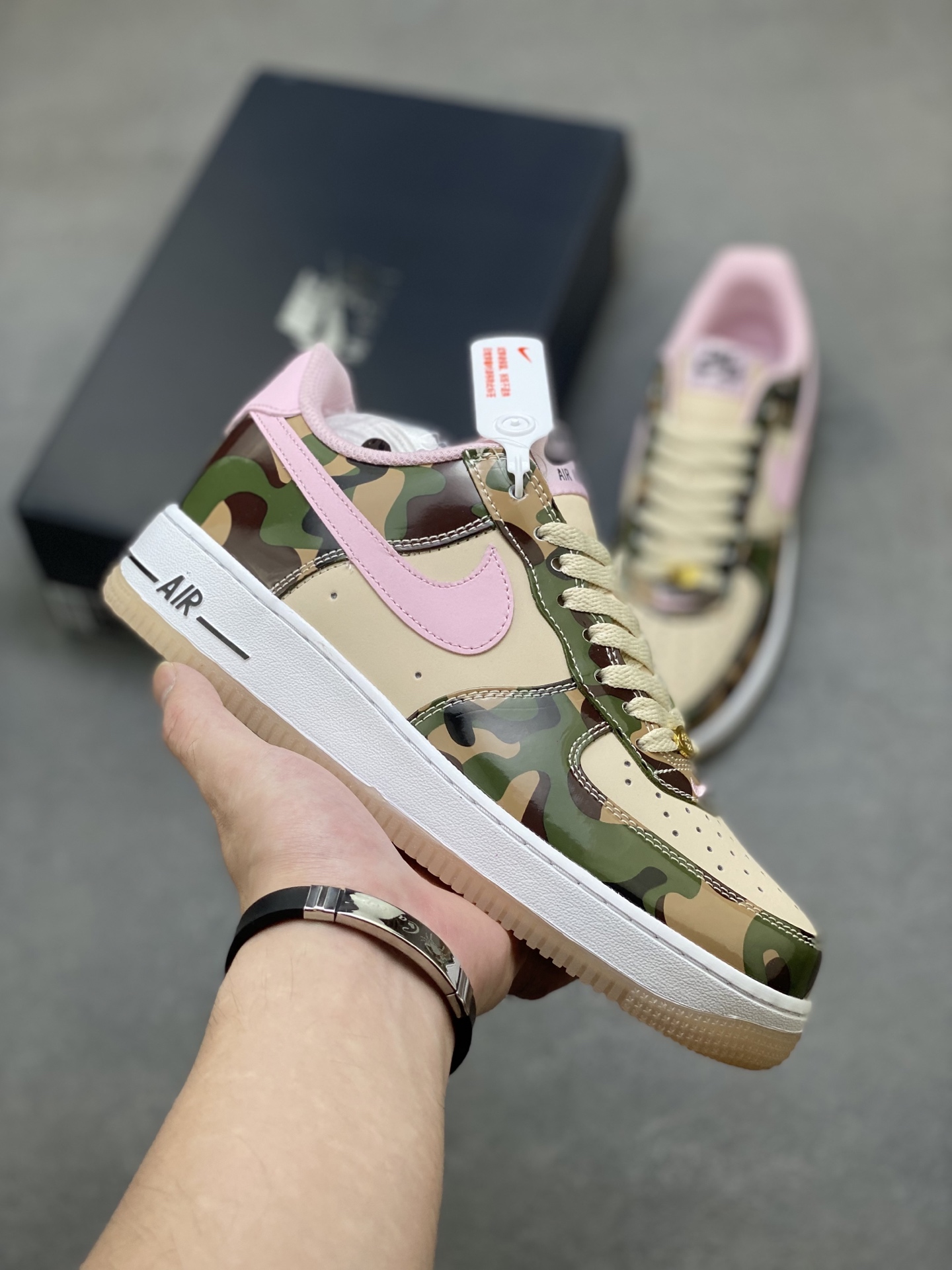 Nike Air Force 1 '07 Low Camo Pink Athletic Shoes HQ1976-200 Limited Edition 2 i1758211745320 6803 0 0