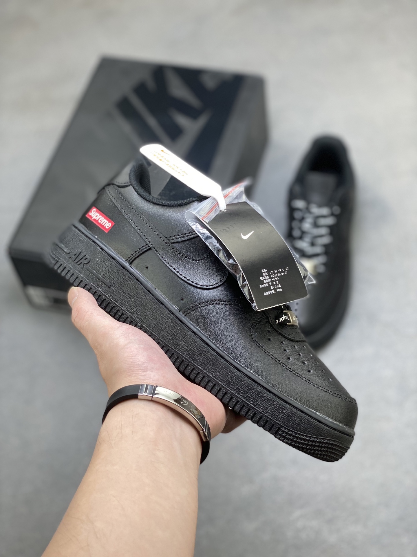 Nike Air Force 1 Low Black Supreme CU9225-001 Sneakers 2 i1758212192991 2791 0 0