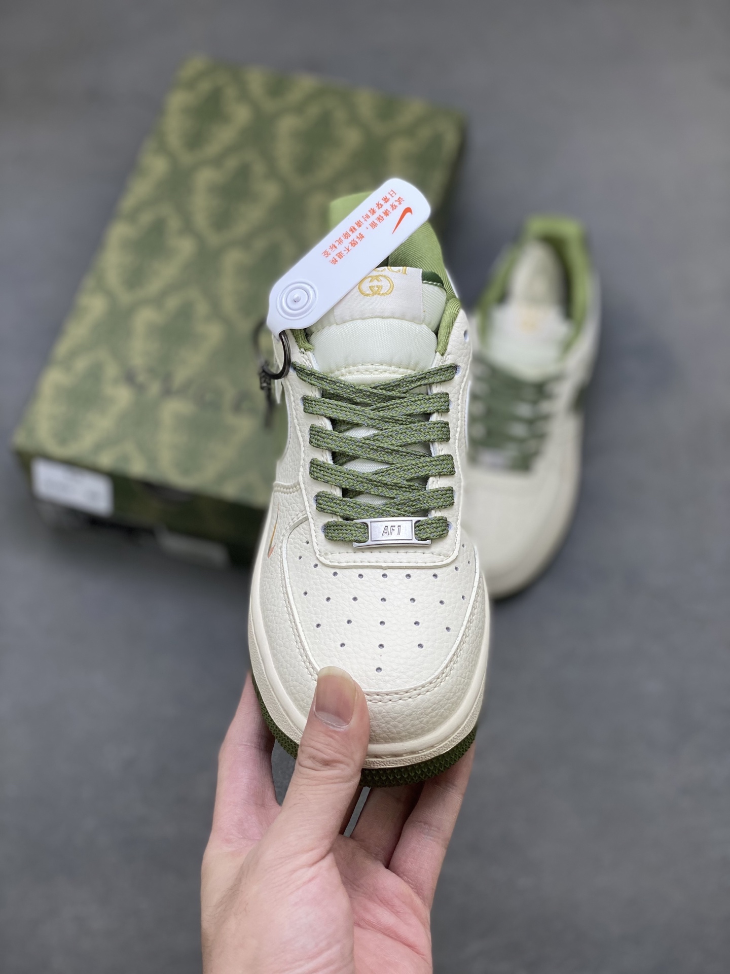 Nike Air Force 1 '07 Low Olive Green Accents - Limited Edition Sneakers 3 i1758298682098 8404 0 1