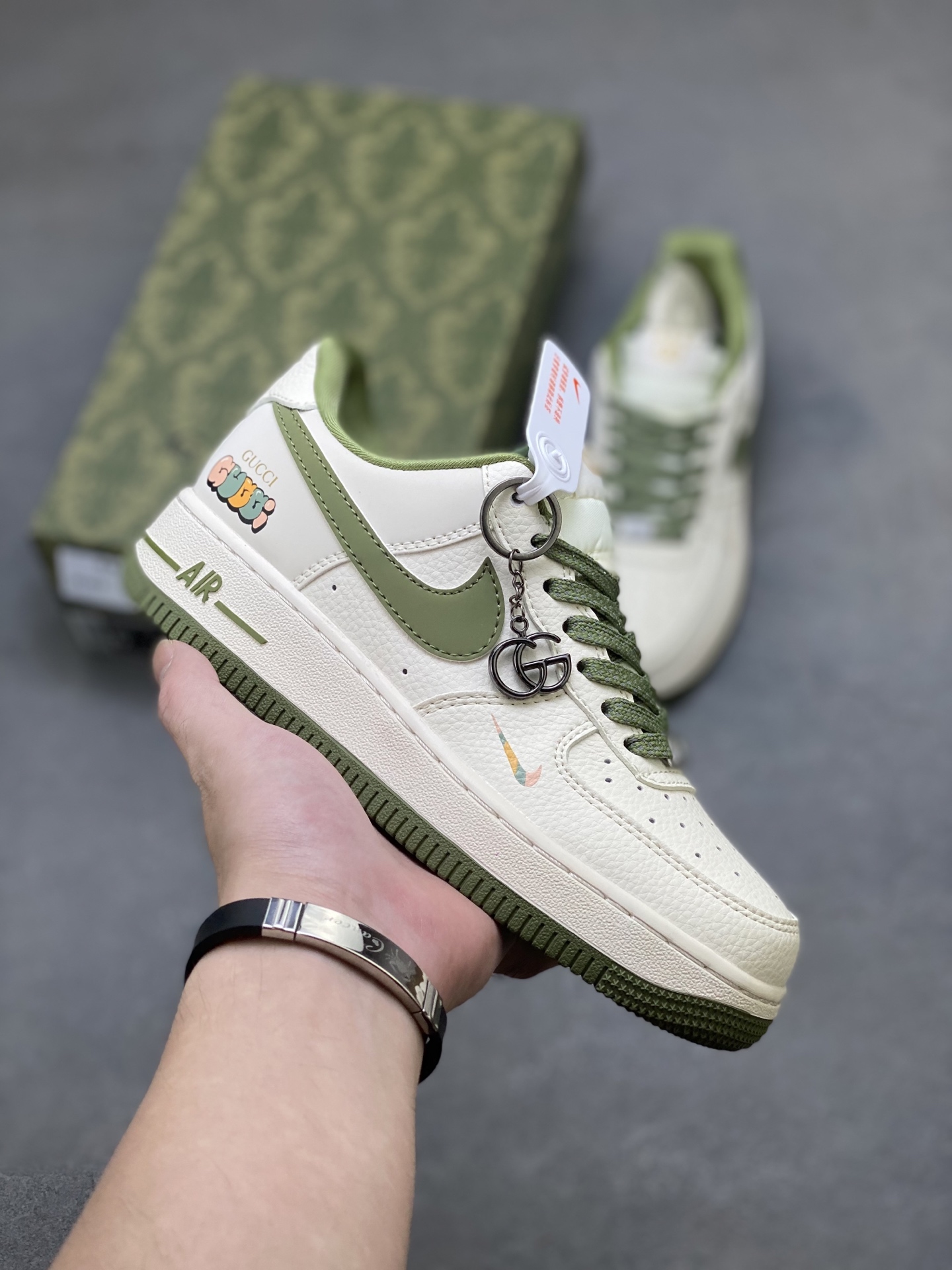 Nike Air Force 1 '07 Low Olive Green Accents - Limited Edition Sneakers 2 i1758298682098 9562 0 0