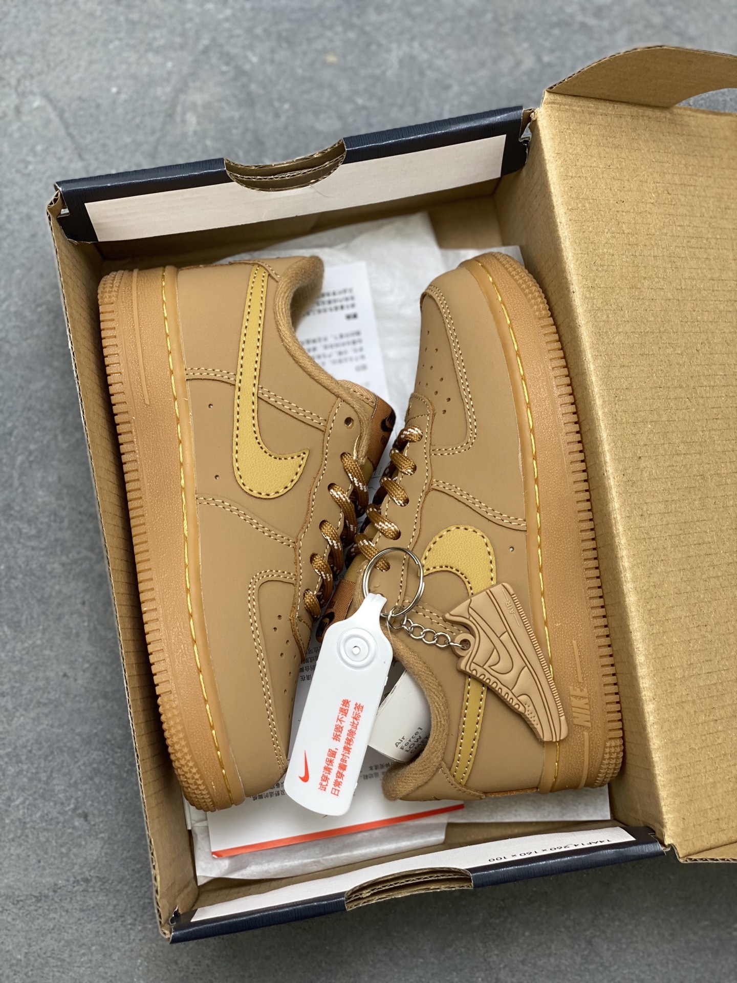 Nike Air Force 1 Low Wheat Kids - Premium Comfort & Classic Style 10 i1758298874363 5126 0 8