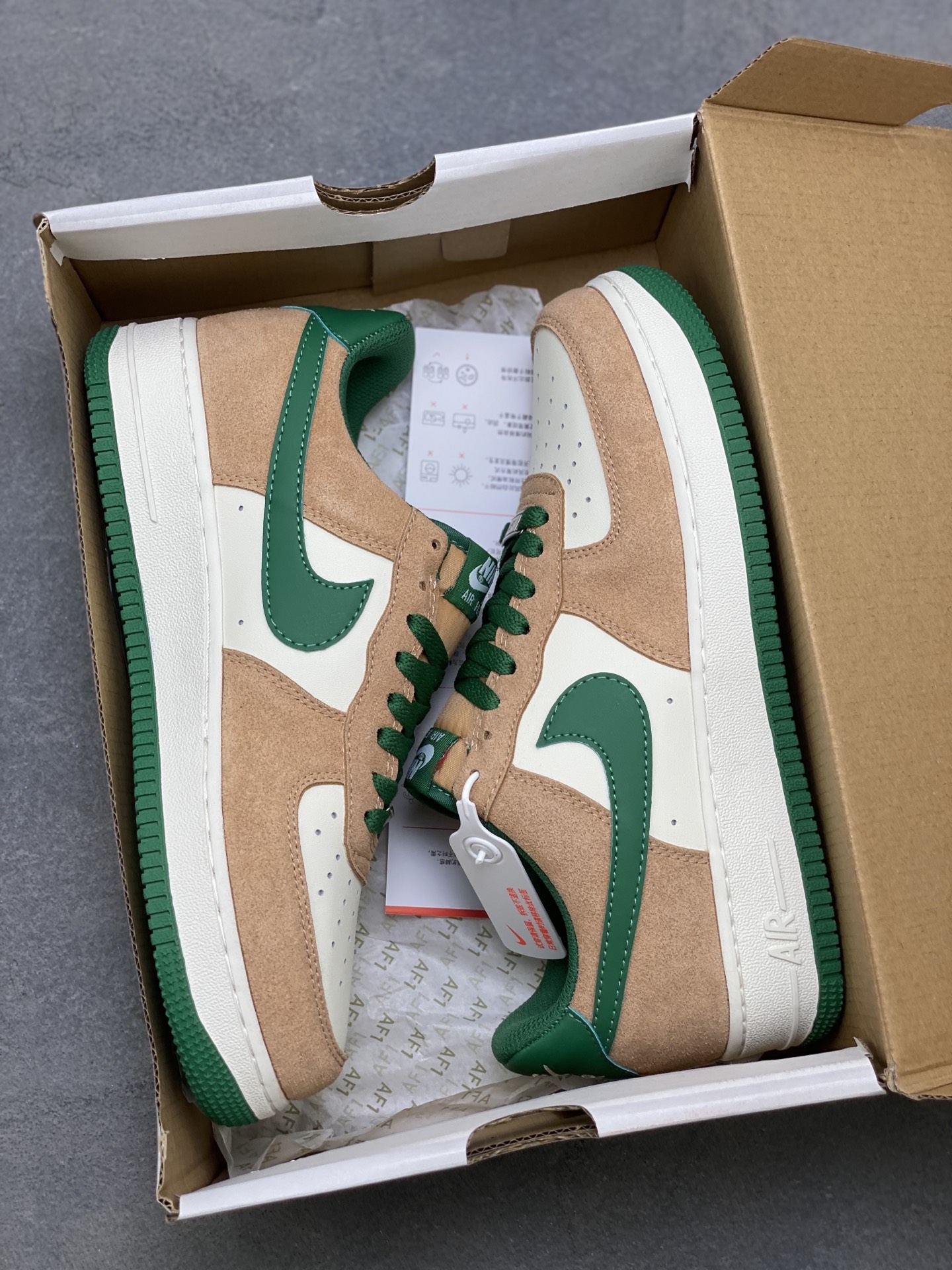Nike Air Force 1 Low FQ8714-203 Cream Green Men's Sneakers 10 i1758397165135 4204 0 8
