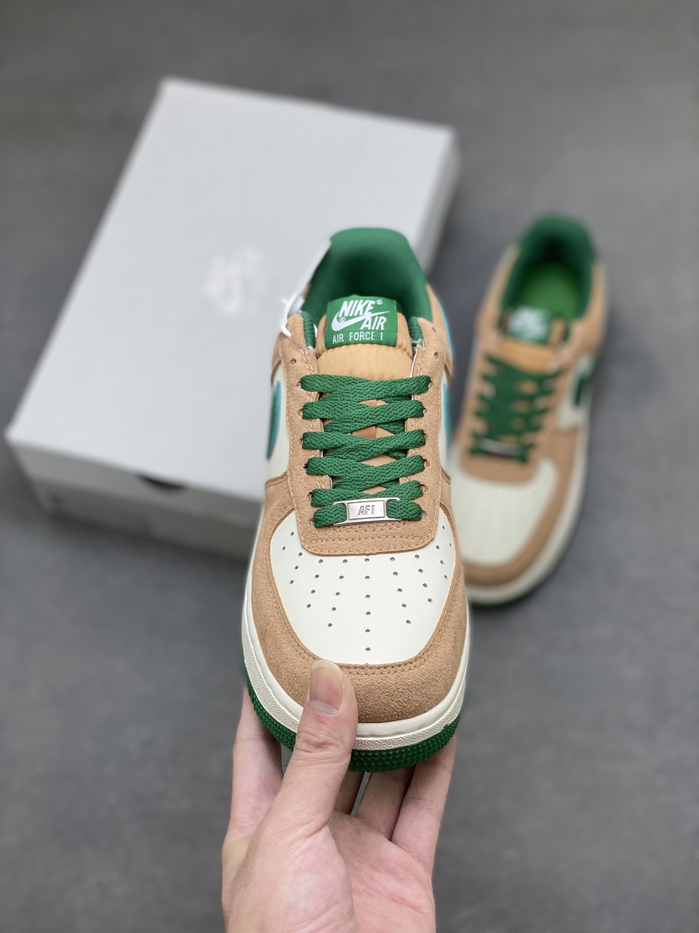 Nike Air Force 1 Low FQ8714-203 Cream Green Men's Sneakers 3 i1758397165527 8405 0 1