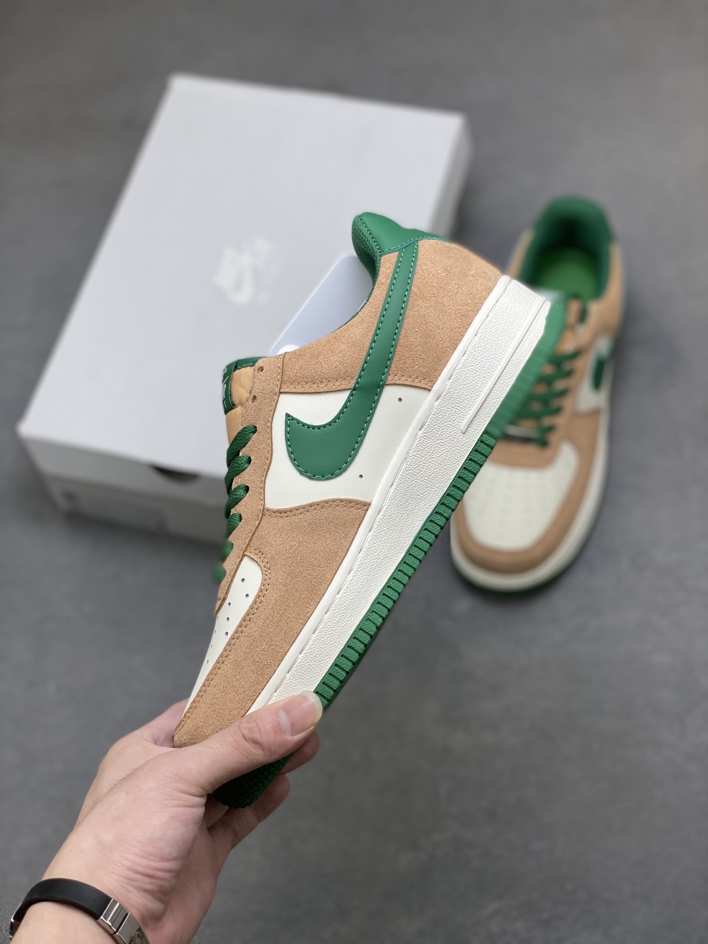 Nike Air Force 1 Low FQ8714-203 Cream Green Men's Sneakers 4 i1758397165595 8326 0 2