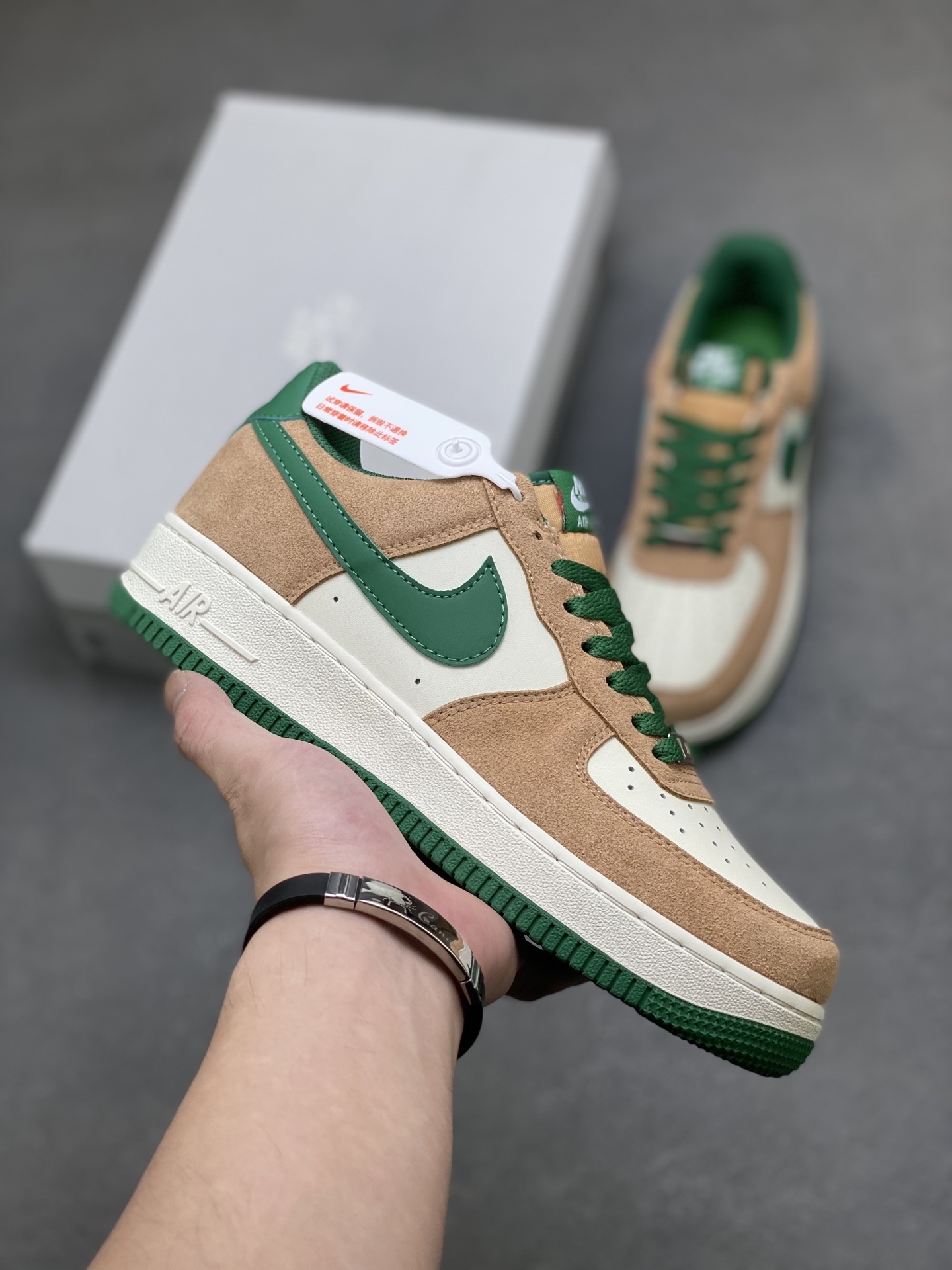 Nike Air Force 1 Low FQ8714-203 Cream Green Men's Sneakers 2 i1758397165640 4467 0 0