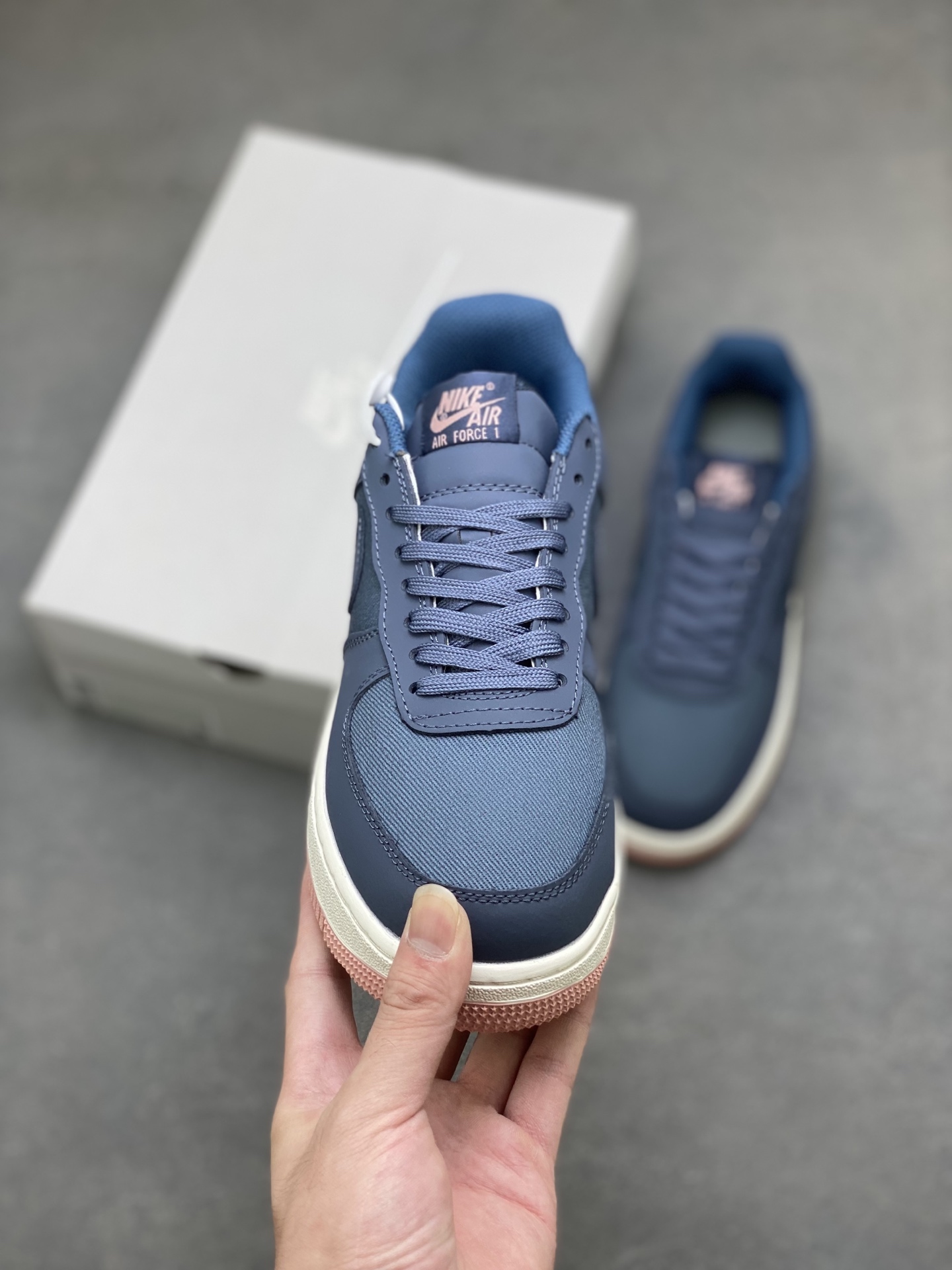 Nike Air Force 1 Low Blue/Pink Women's Sneaker CZ0270-102 Authentic Style 3 i1758397374736 2190 0 1