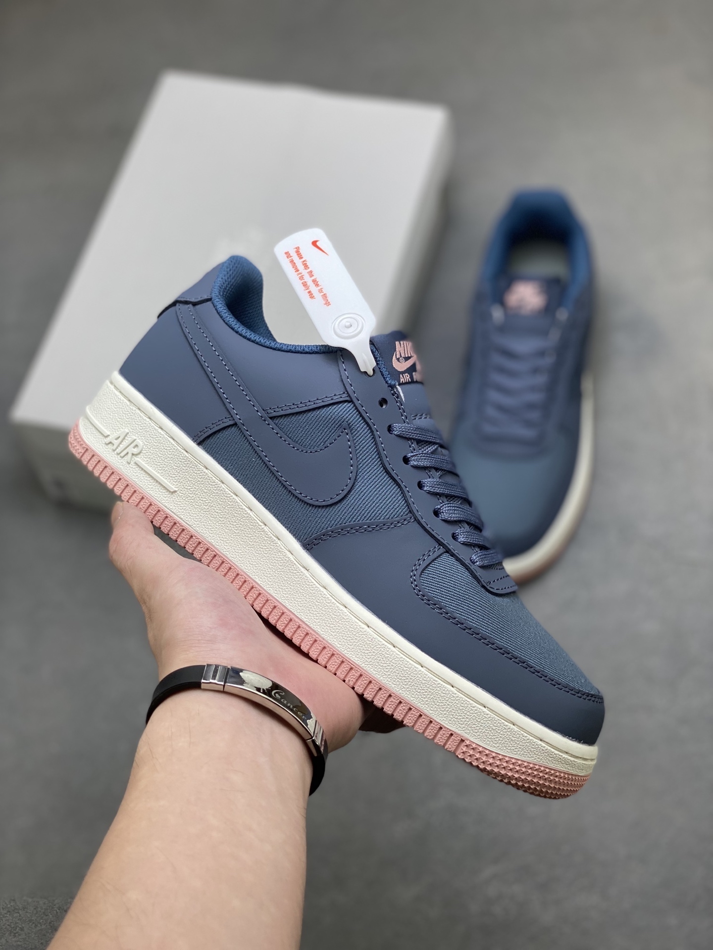 Nike Air Force 1 Low Blue/Pink Women's Sneaker CZ0270-102 Authentic Style 2 i1758397374817 7066 0 0