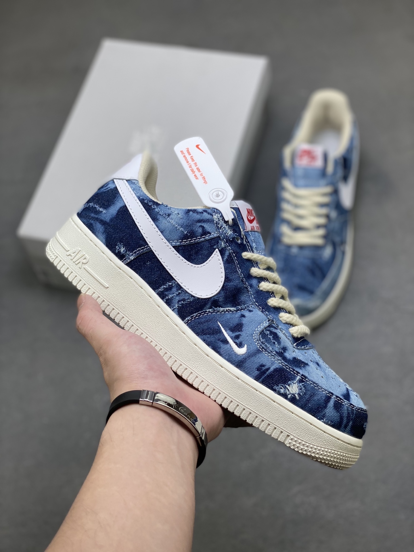 Nike Air Force 1 Low Denim Blue Sneakers - Iconic Style, Ultimate Comfort 2 i1758397461269 1084 0 0