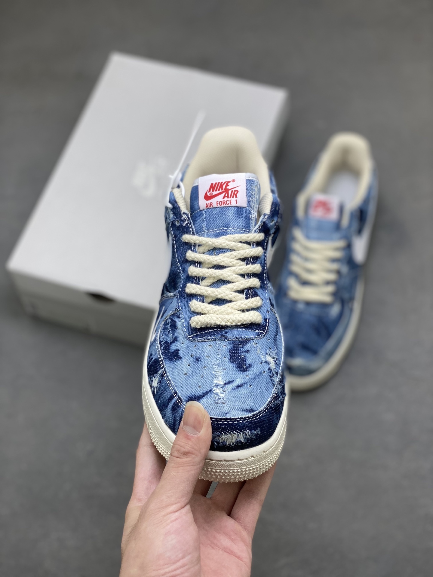 Nike Air Force 1 Low Denim Blue Sneakers - Iconic Style, Ultimate Comfort 3 i1758397461573 3961 0 1