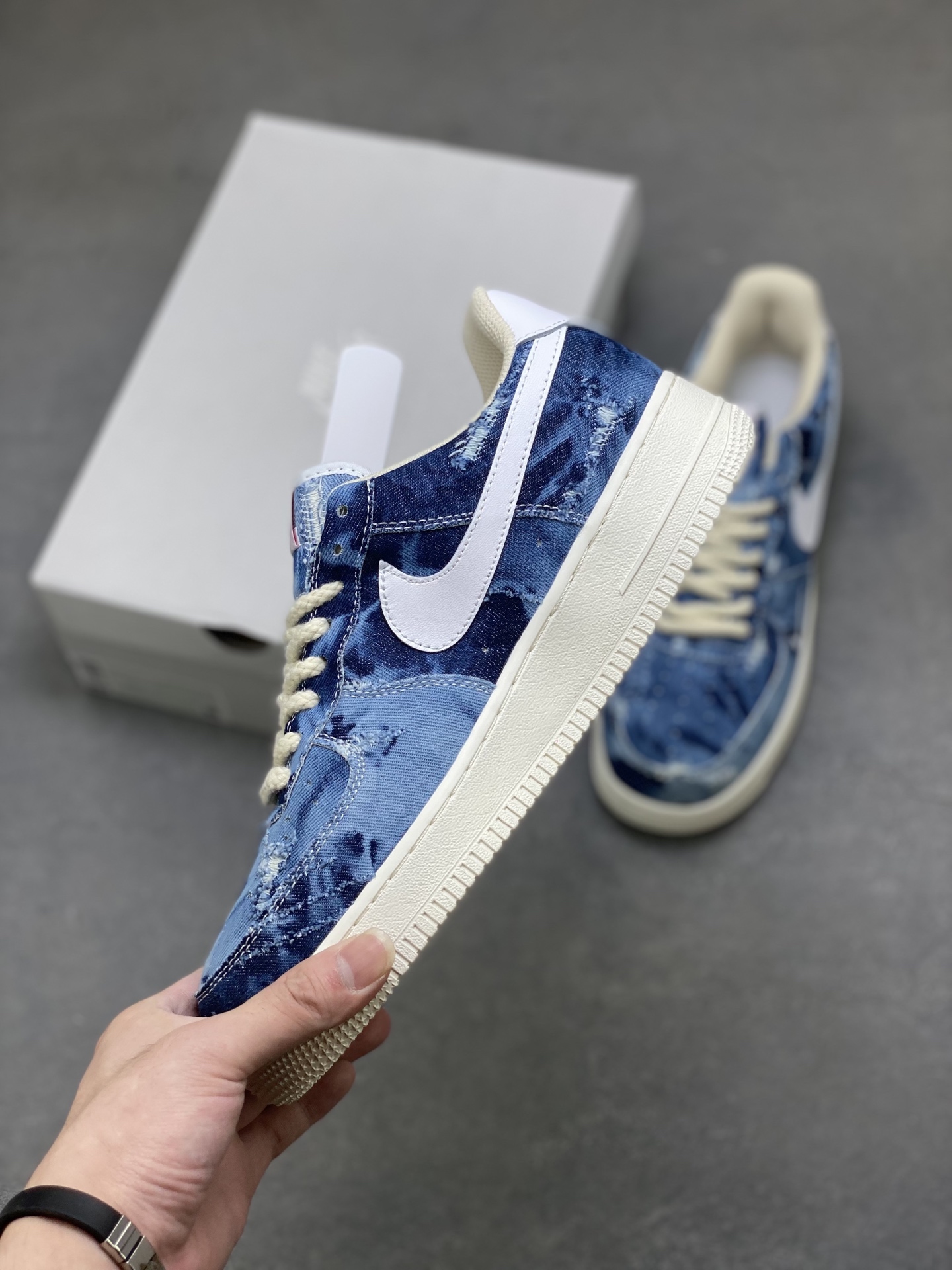 Nike Air Force 1 Low Denim Blue Sneakers - Iconic Style, Ultimate Comfort 4 i1758397461587 1457 0 2