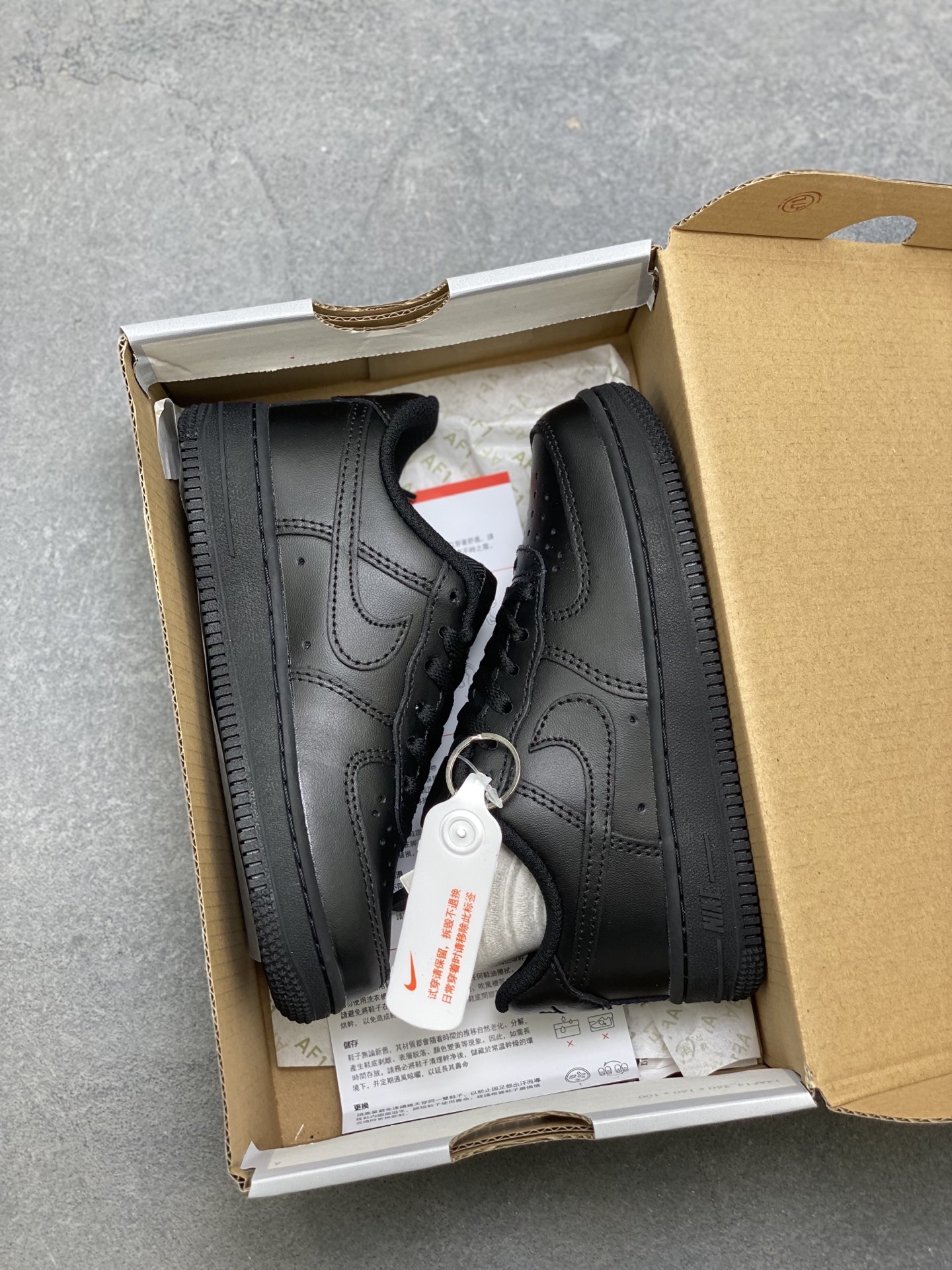 Nike Air Force 1 Low Black Kids' Shoe - Classic Style & Comfort for Little Feet 10 i1758397649375 4764 0 8