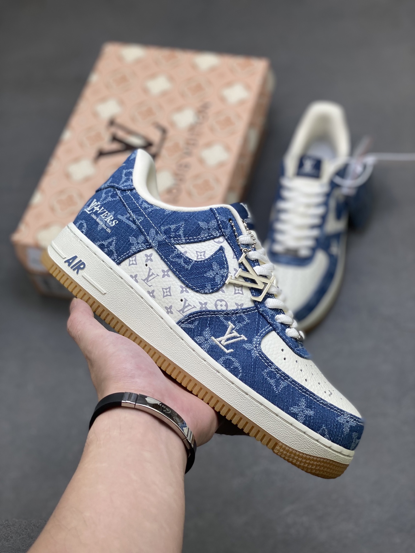 Nike Air Force 1 Low Louis Vuitton Custom Sneakers - Limited Edition 2 i1758470719314 8243 0 0