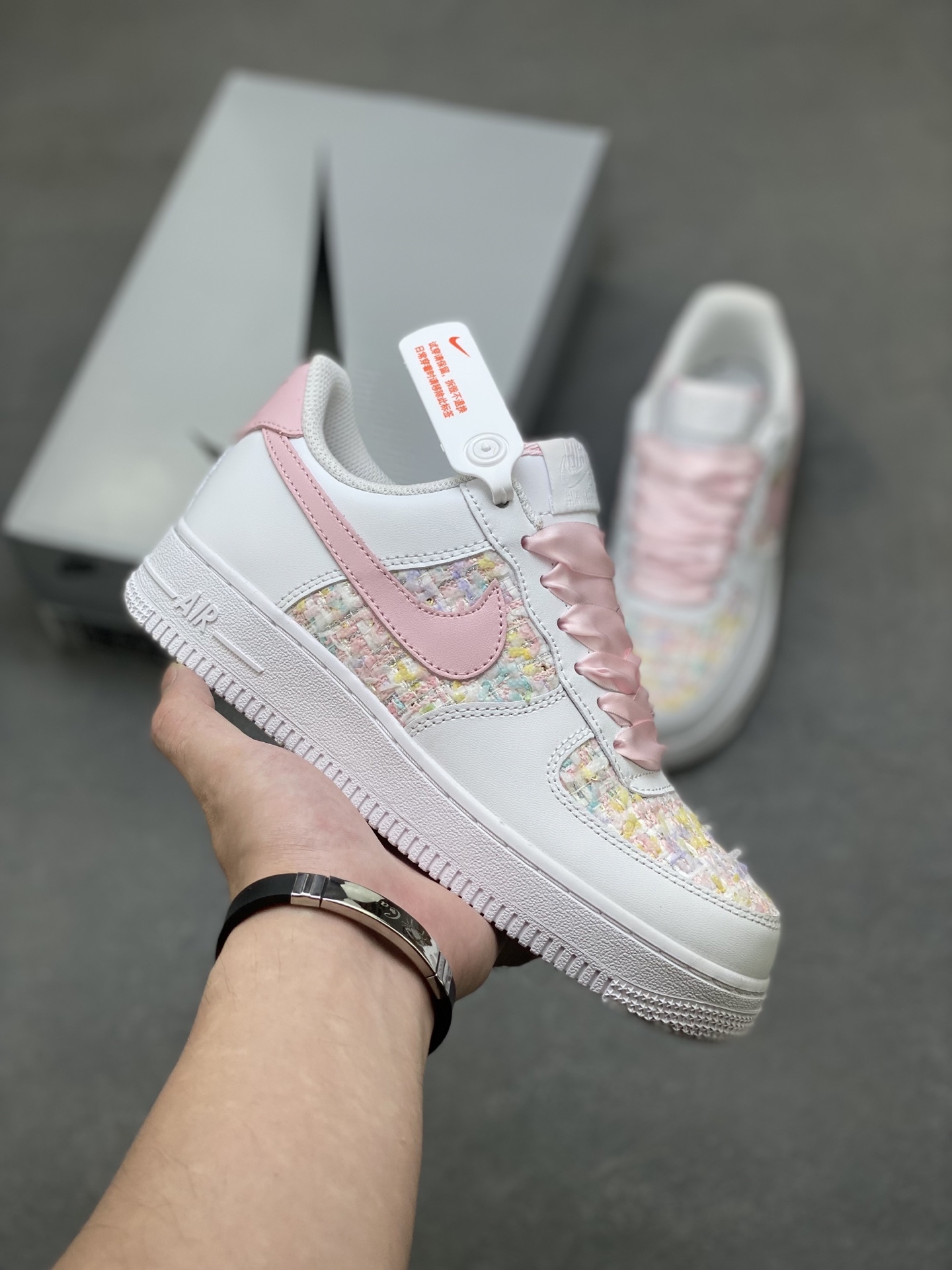 Nike Air Force 1 '07 Low White/Pink Women's Shoes Limited Edition 2 i1758558202795 3645 0 0