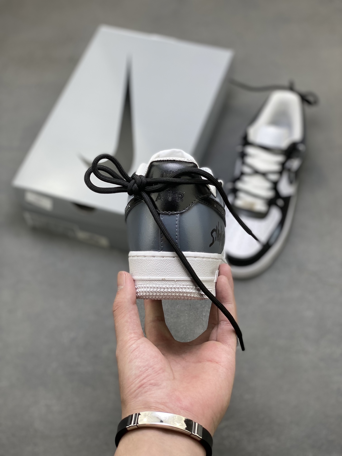 Nike Air Force 1 '07 Low Black White Sneakers CW2288-111 Limited Edition 5 i1758730104093 155 0 3