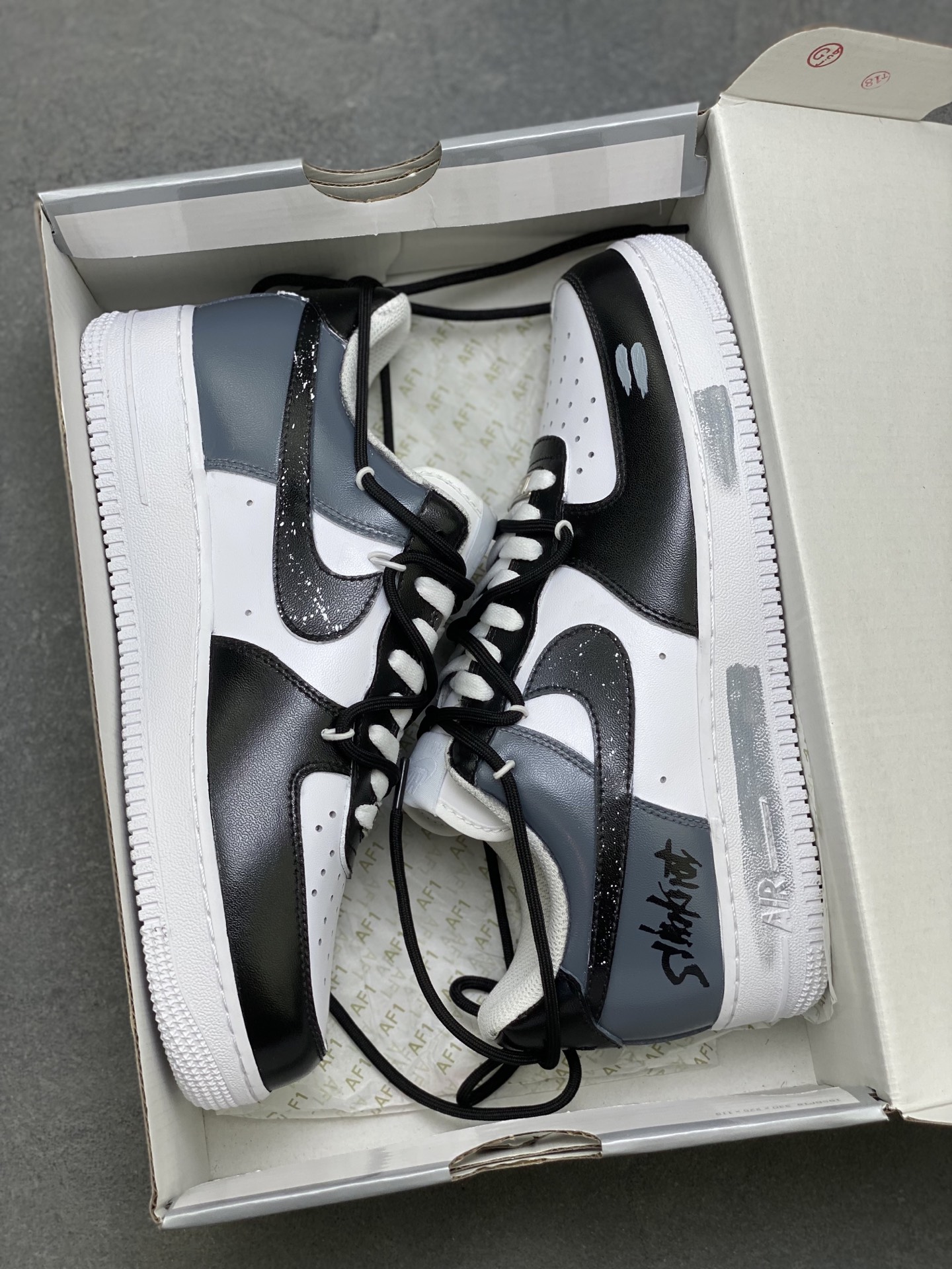 Nike Air Force 1 '07 Low Black White Sneakers CW2288-111 Limited Edition 10 i1758730106193 5940 0 8