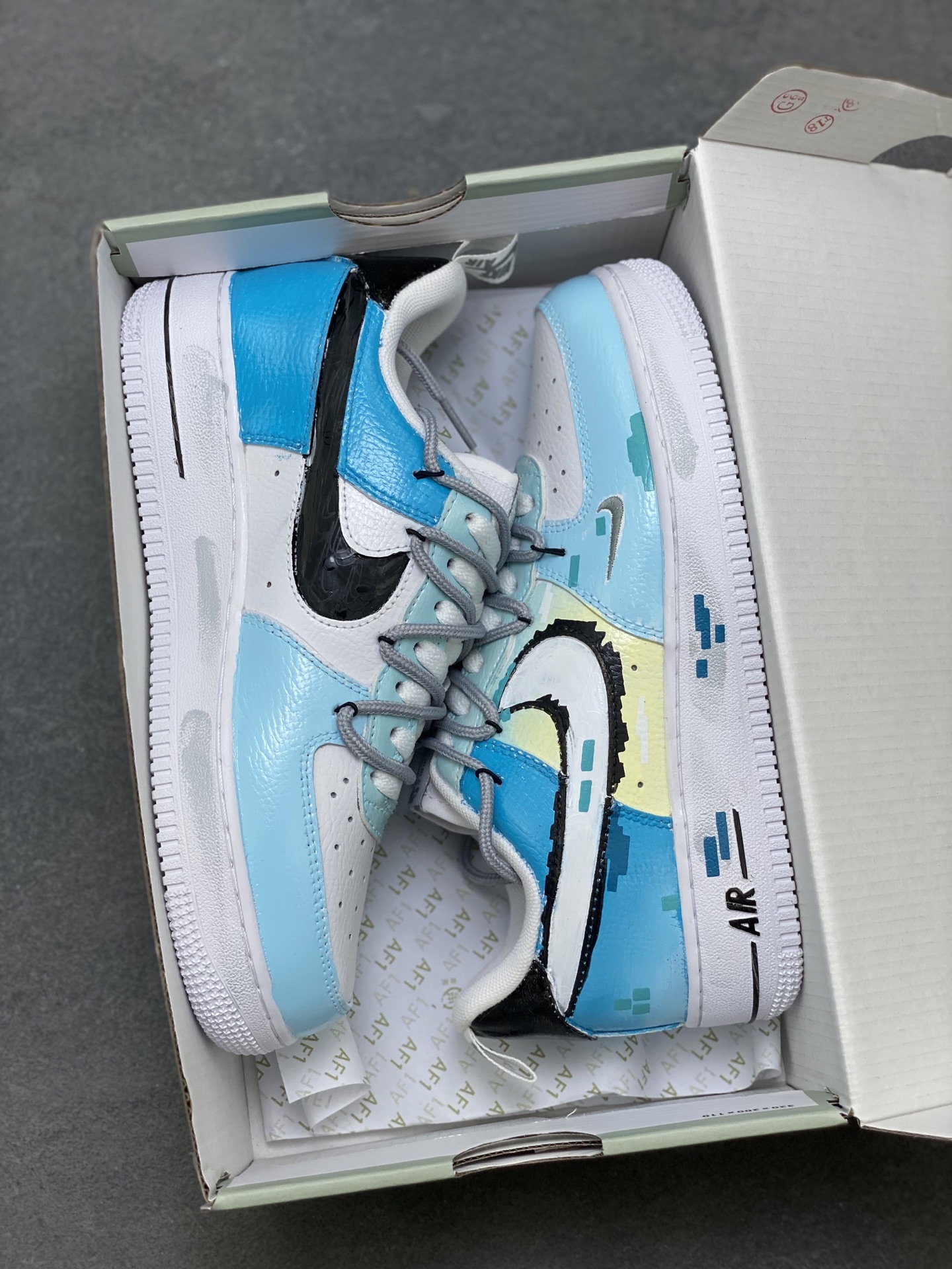 Nike Air Force 1 '07 Low Pixel Design Casual Sneakers FB8917-300 10 i1758730151385 2702 0 8