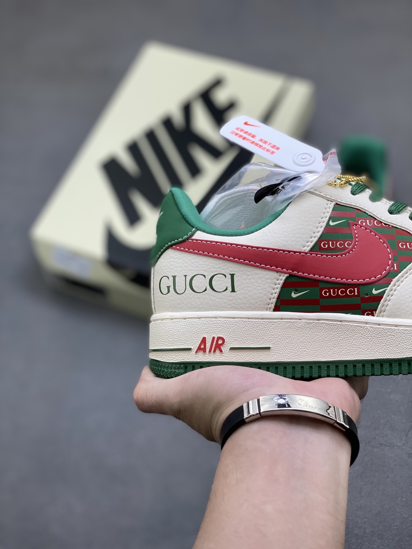 Nike Air Force 1 '07 Low Gucci Custom Sneakers Limited Edition 6 i1758817114523 8633 0 4