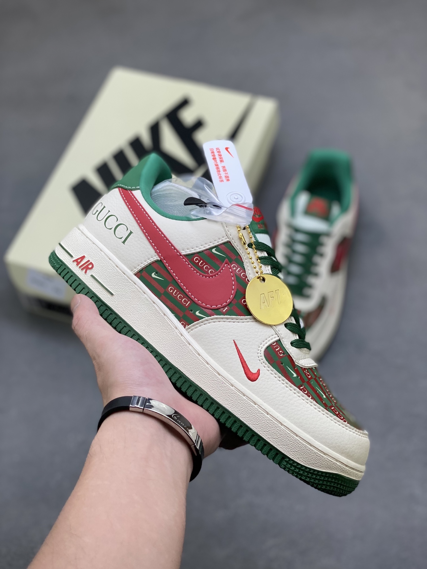 Nike Air Force 1 '07 Low Gucci Custom Sneakers Limited Edition 2 i1758817114527 4248 0 0
