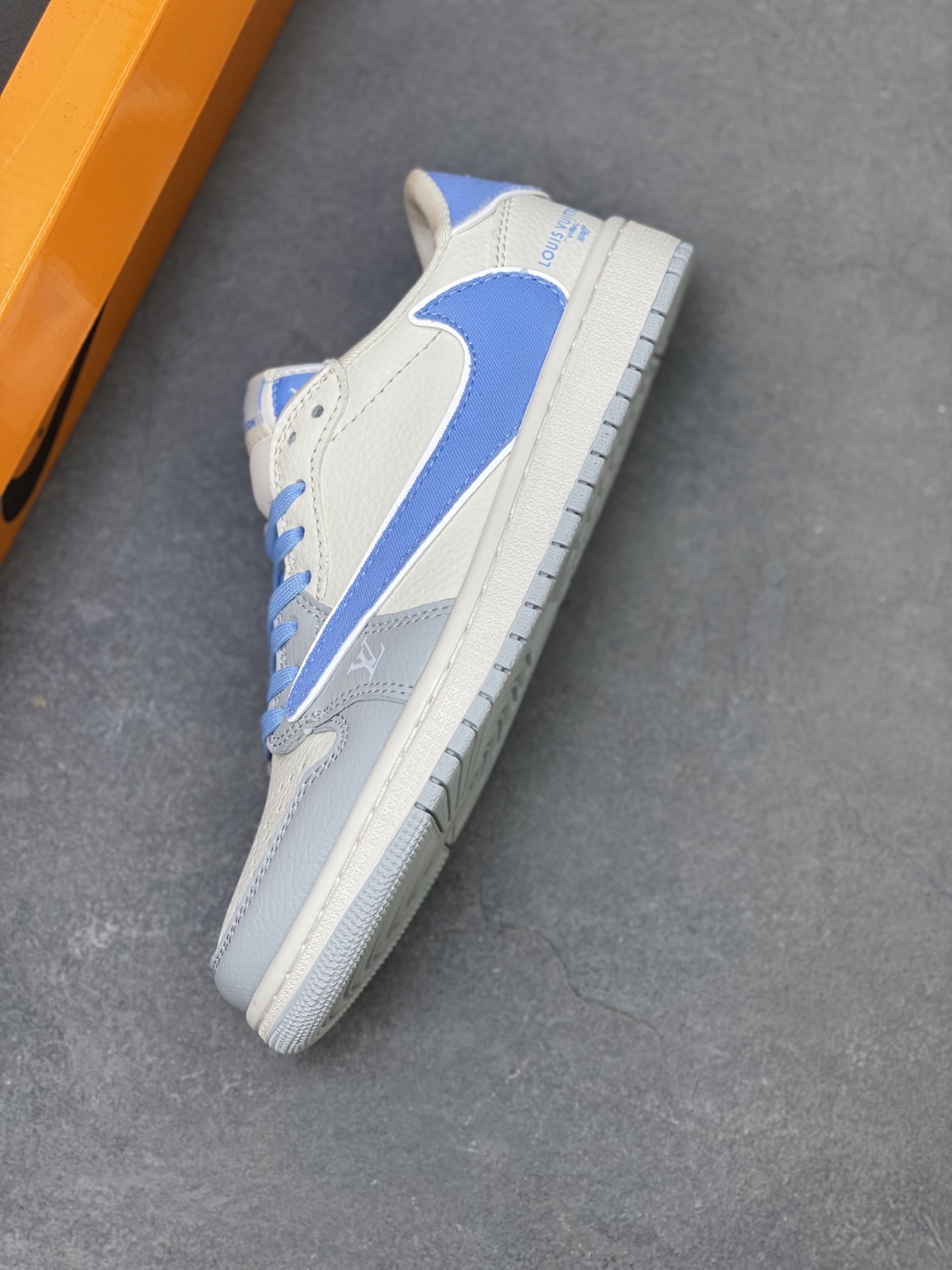 Air Jordan 1 Low Louis Vuitton Edition Blue Dream Sneakers 8 i1758818231978 4644 0 6