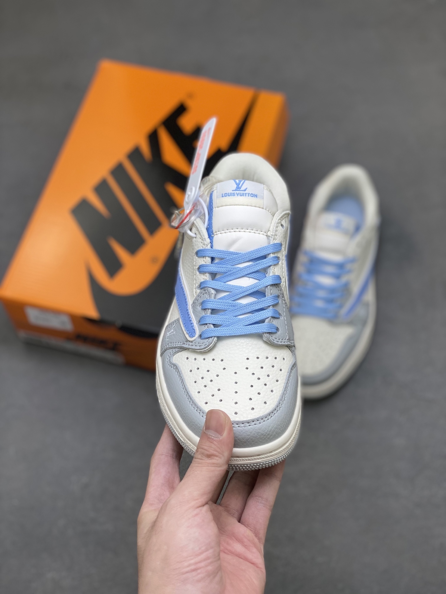 Air Jordan 1 Low Louis Vuitton Edition Blue Dream Sneakers 3 i1758818232043 2429 0 1