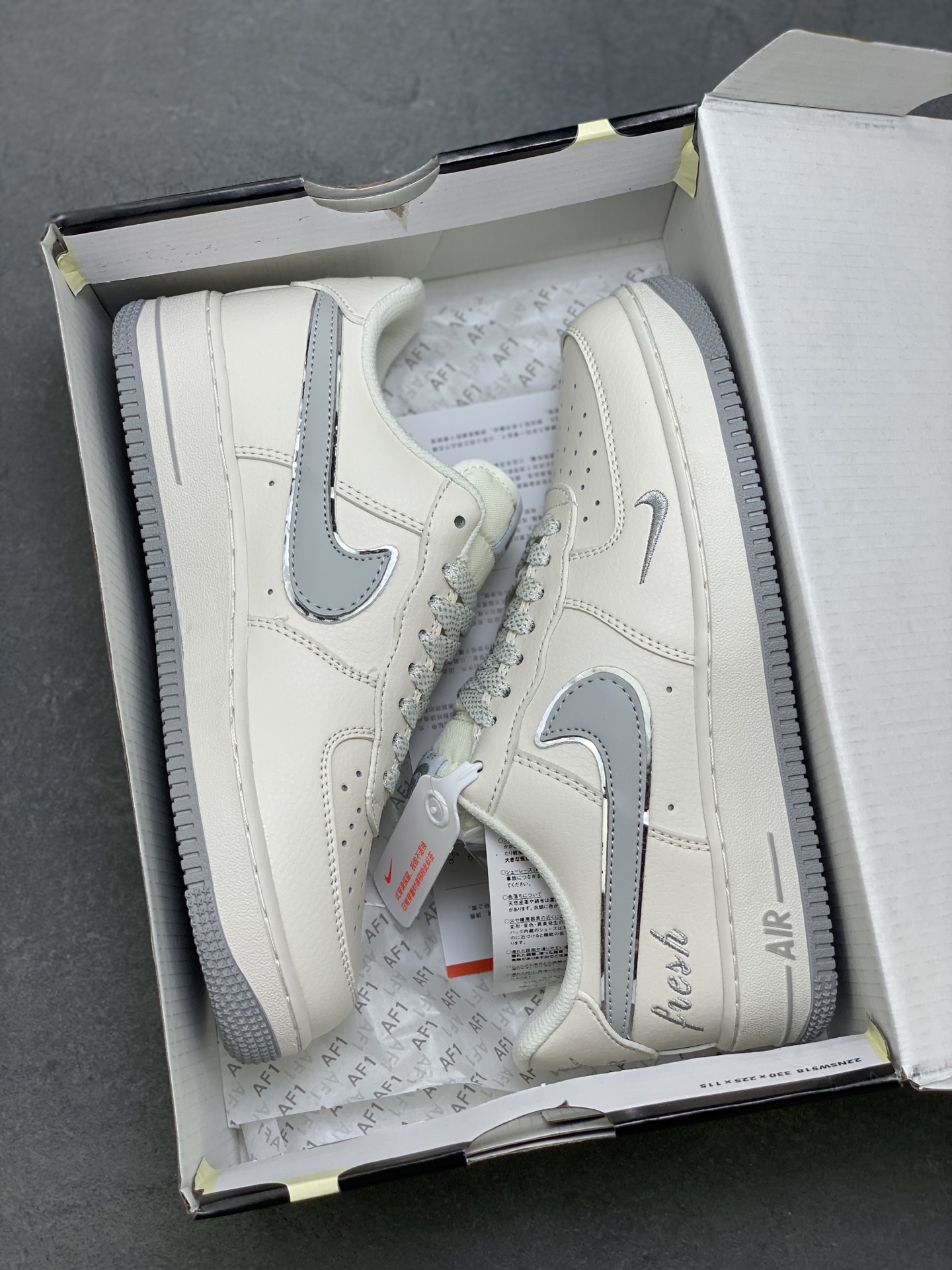 Nike Air Force 1 Low Cream White Grey - Perfect for Sneaker Enthusiasts 10 i1758903253123 6231 0 8